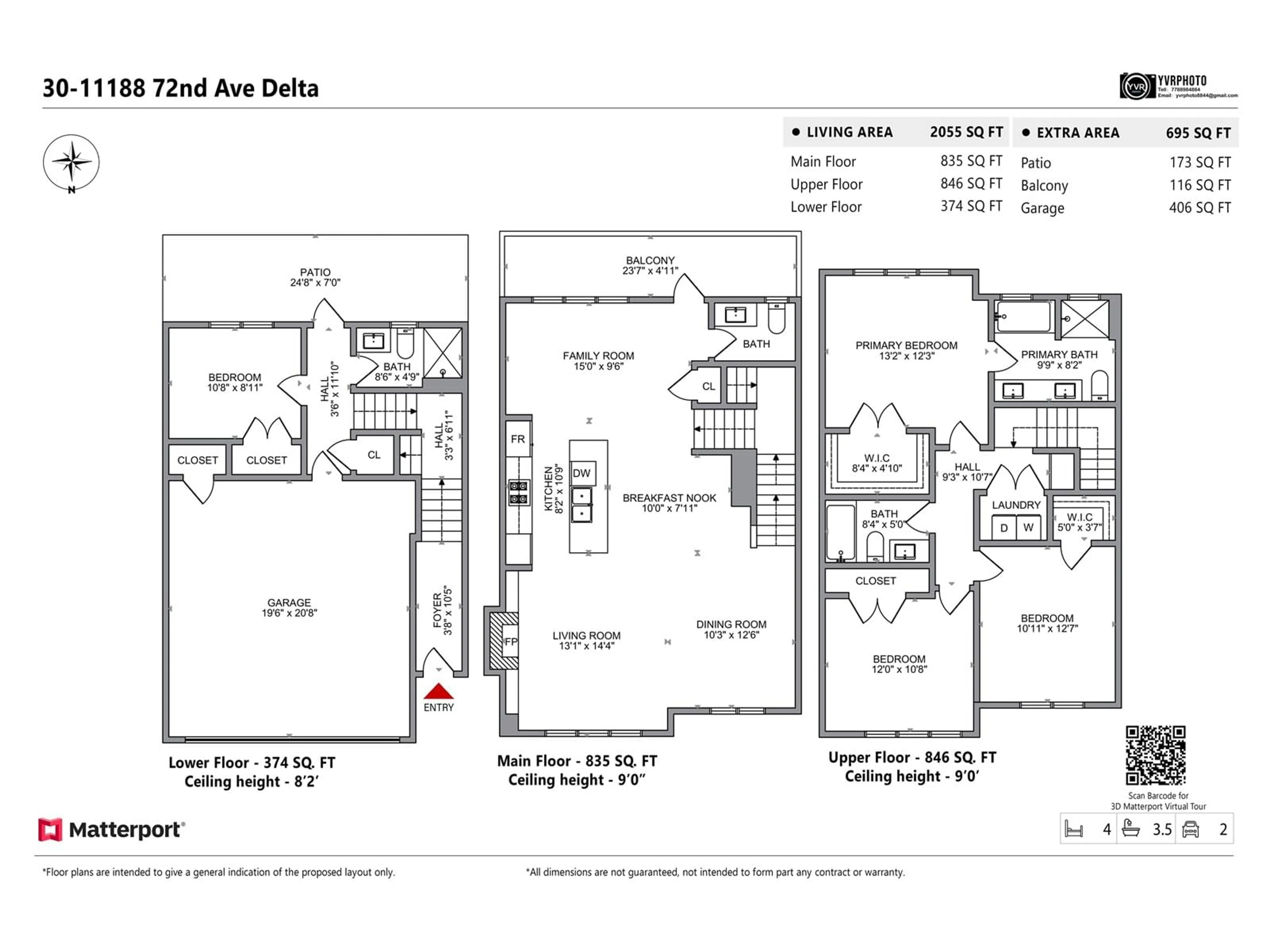 Floor plan for 30 - 11188 72, Delta British Columbia V4E0A5
