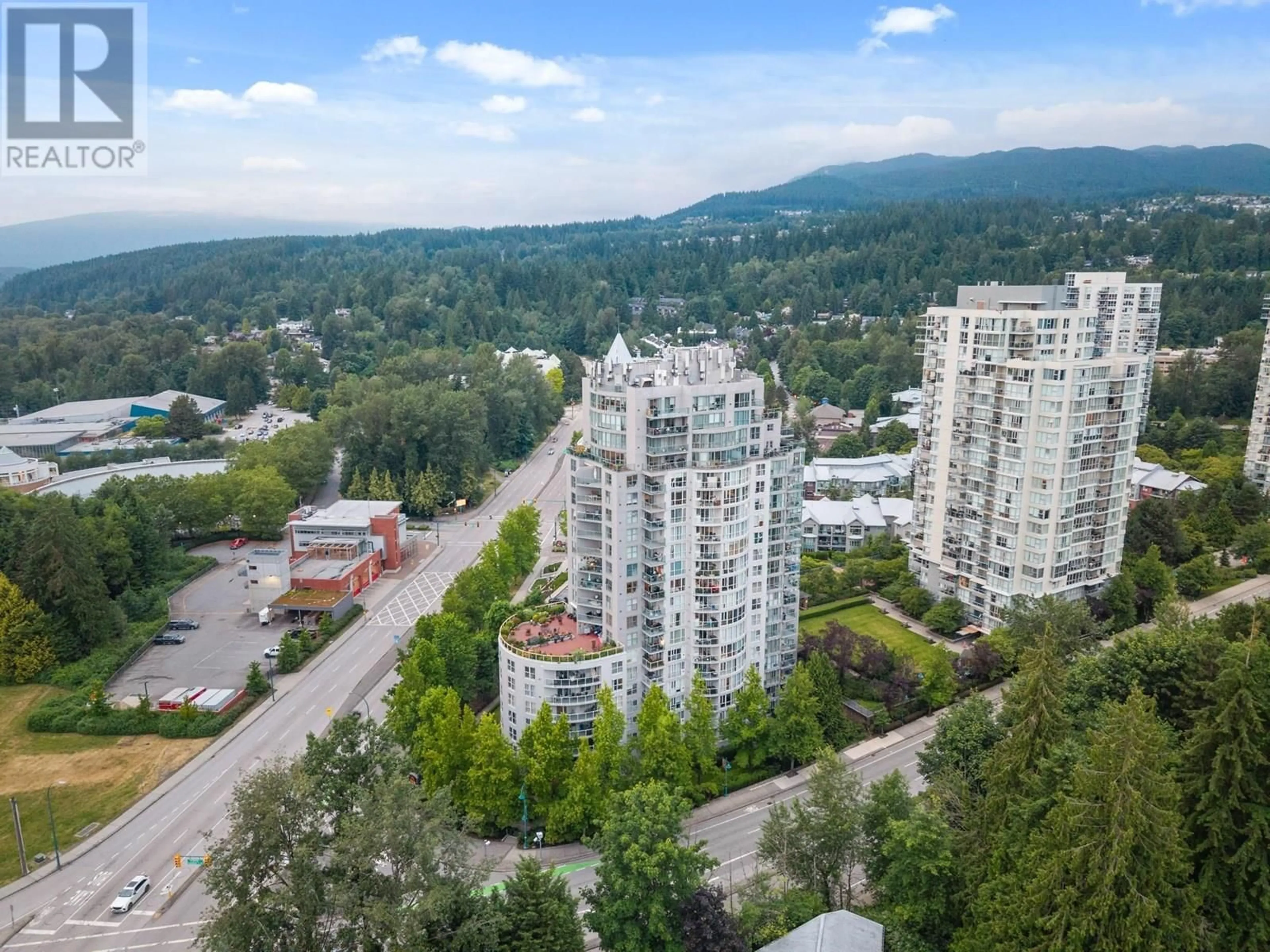A pic from outside/outdoor area/front of a property/back of a property/a pic from drone, city buildings view from balcony for 1004 - 200 NEWPORT DRIVE, Port Moody British Columbia V3H5B7