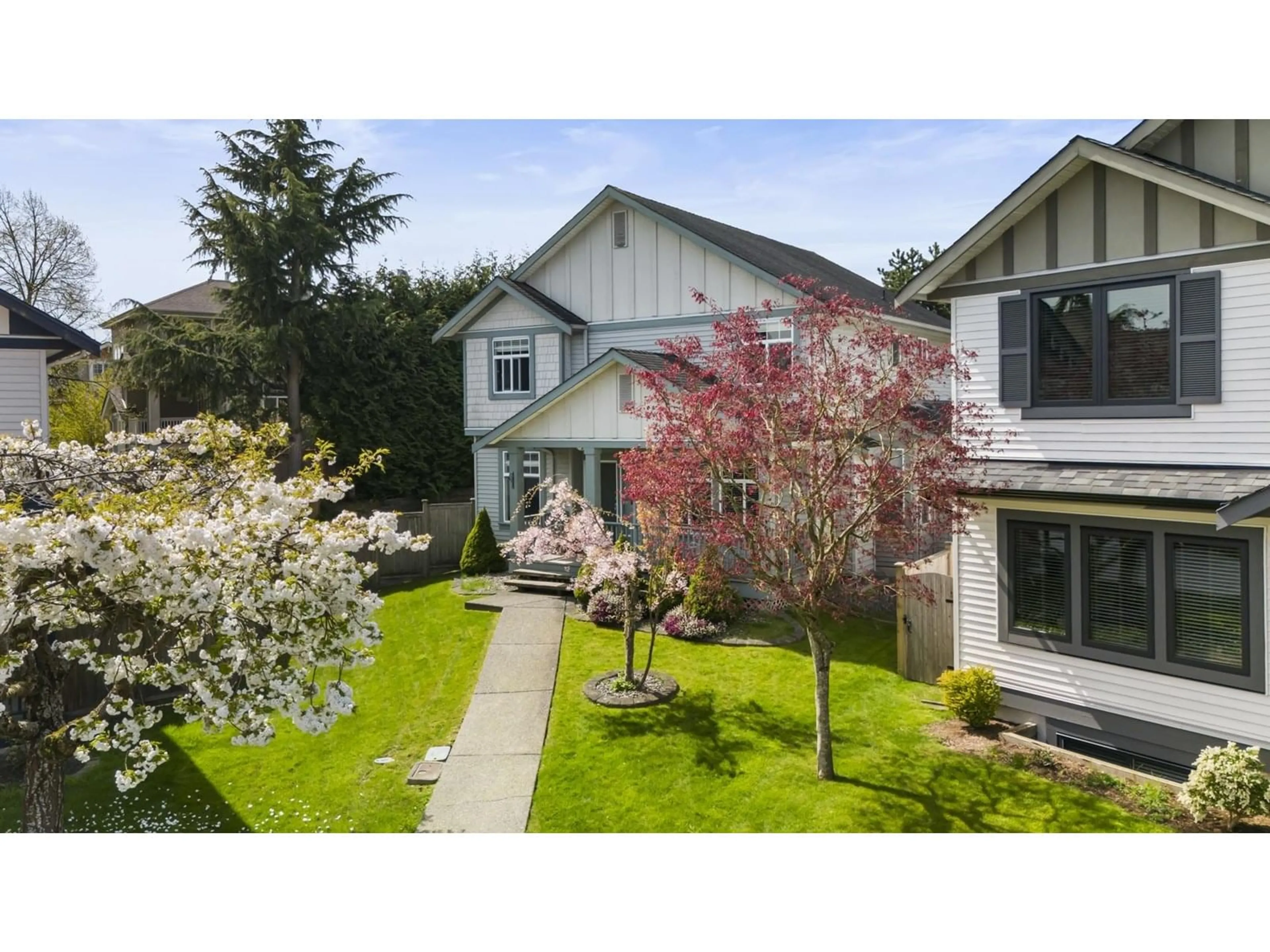A pic from outside/outdoor area/front of a property/back of a property/a pic from drone, street for 5849 148A, Surrey British Columbia V3S0R4