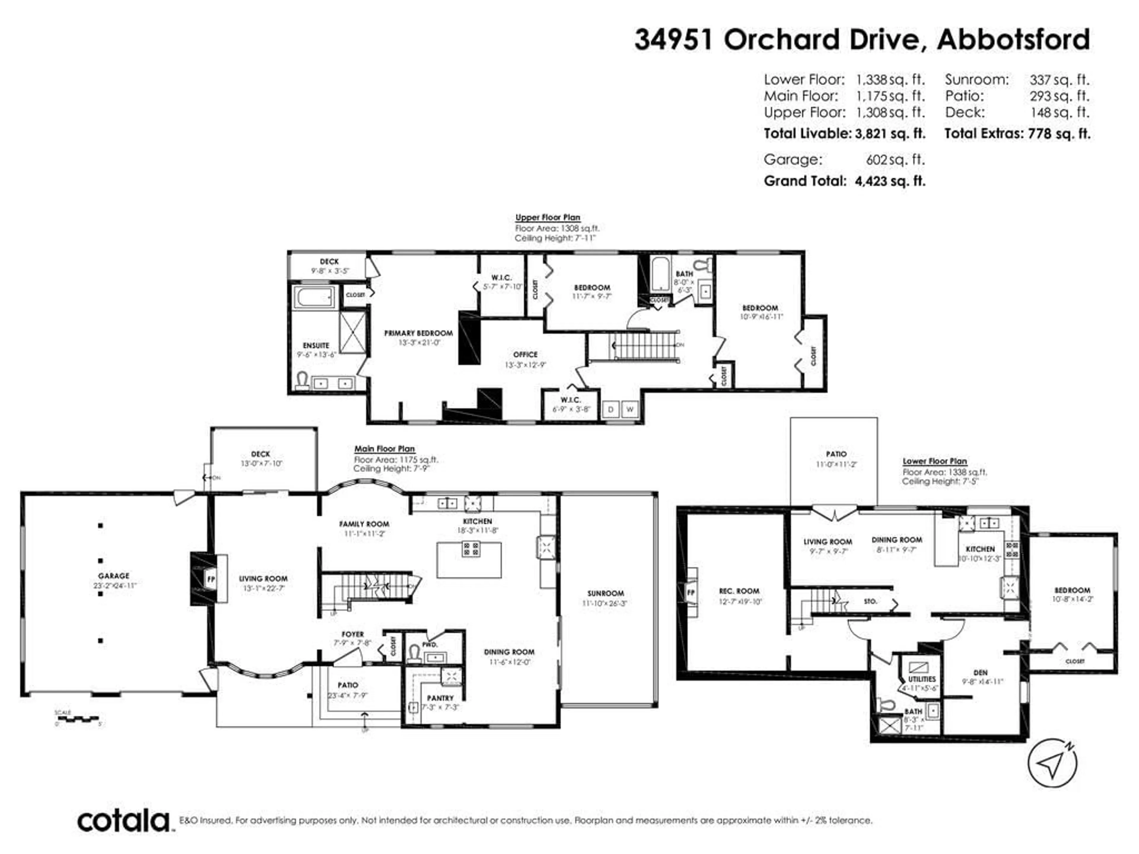 Floor plan for 34951 ORCHARD, Abbotsford British Columbia V3G2B4