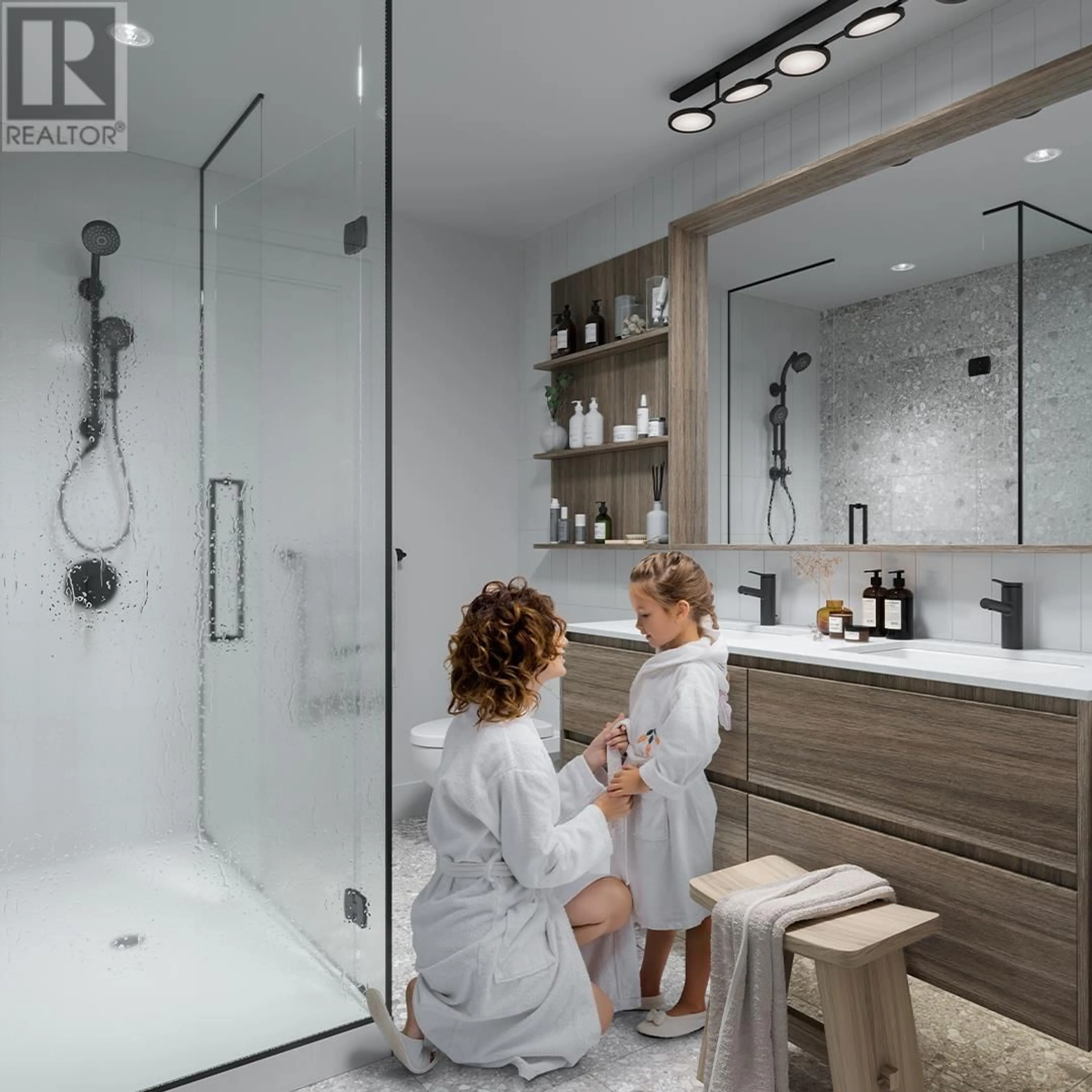 Contemporary bathroom, ceramic/tile floor for 22 - 1209 CECILE DRIVE, Port Moody British Columbia V3H1N1