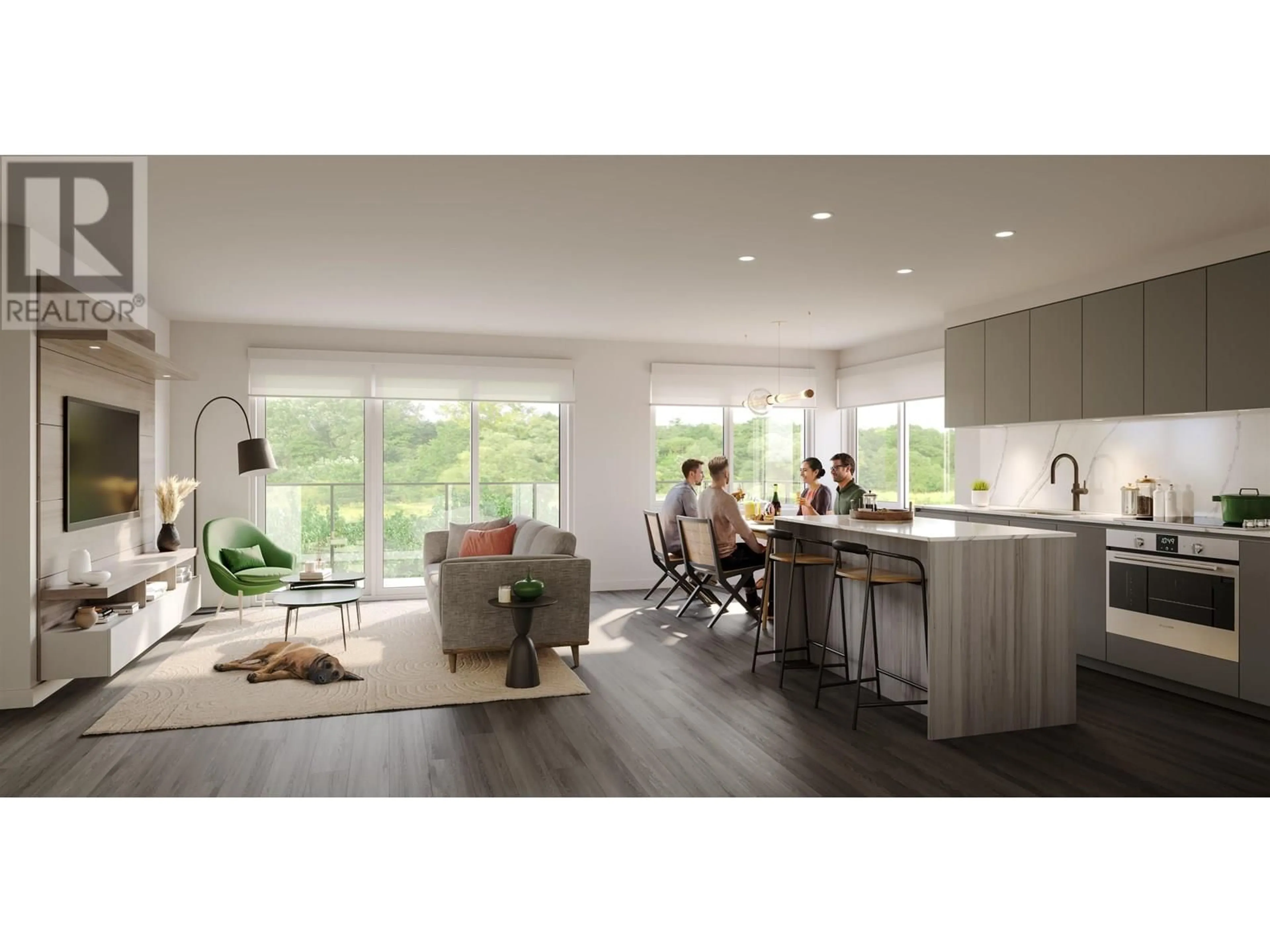 Open concept kitchen, wood/laminate floor for 22 - 1209 CECILE DRIVE, Port Moody British Columbia V3H1N1