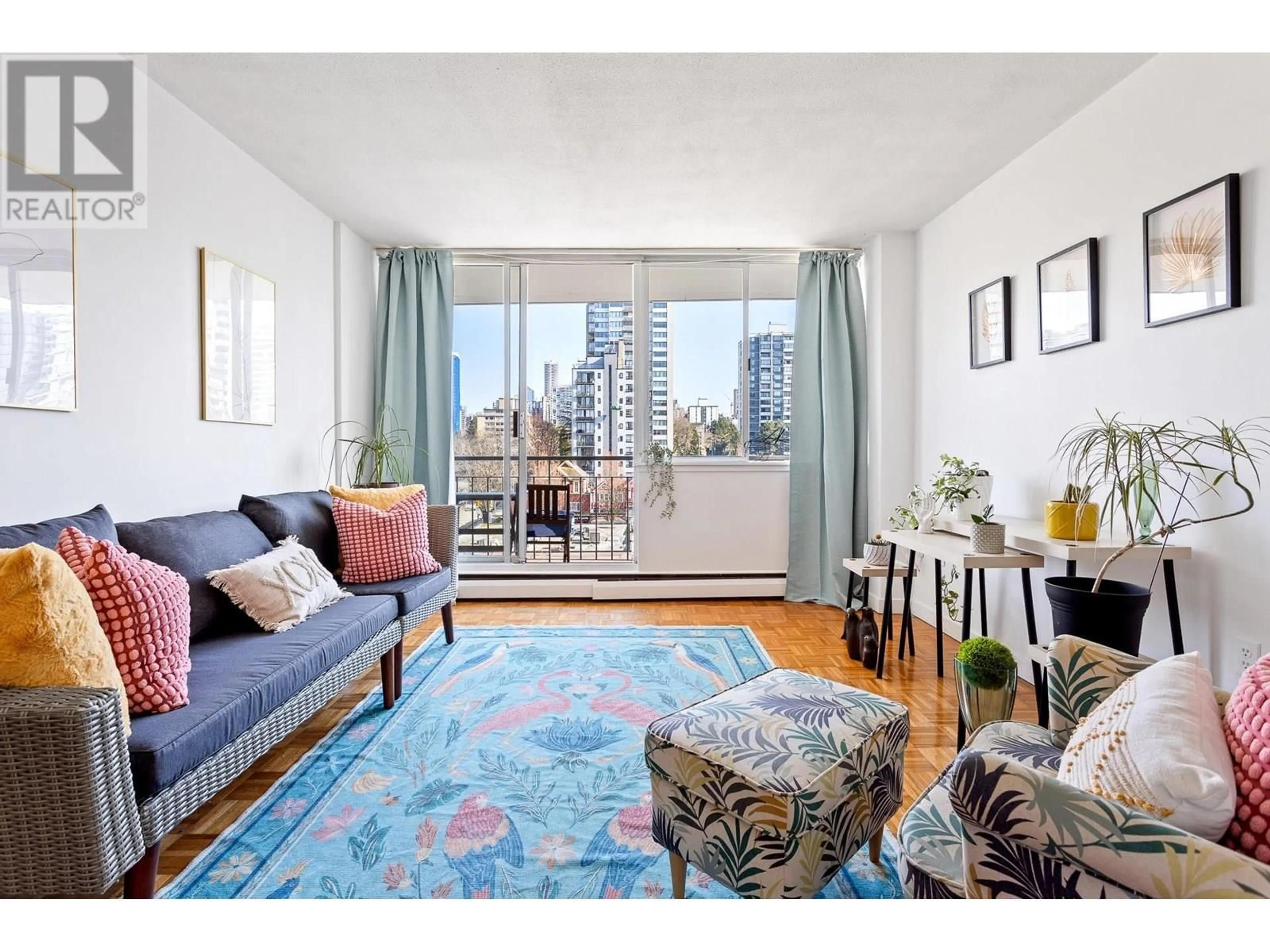 Living room with furniture, unknown for 601 - 1850 COMOX STREET, Vancouver British Columbia V6G1R3