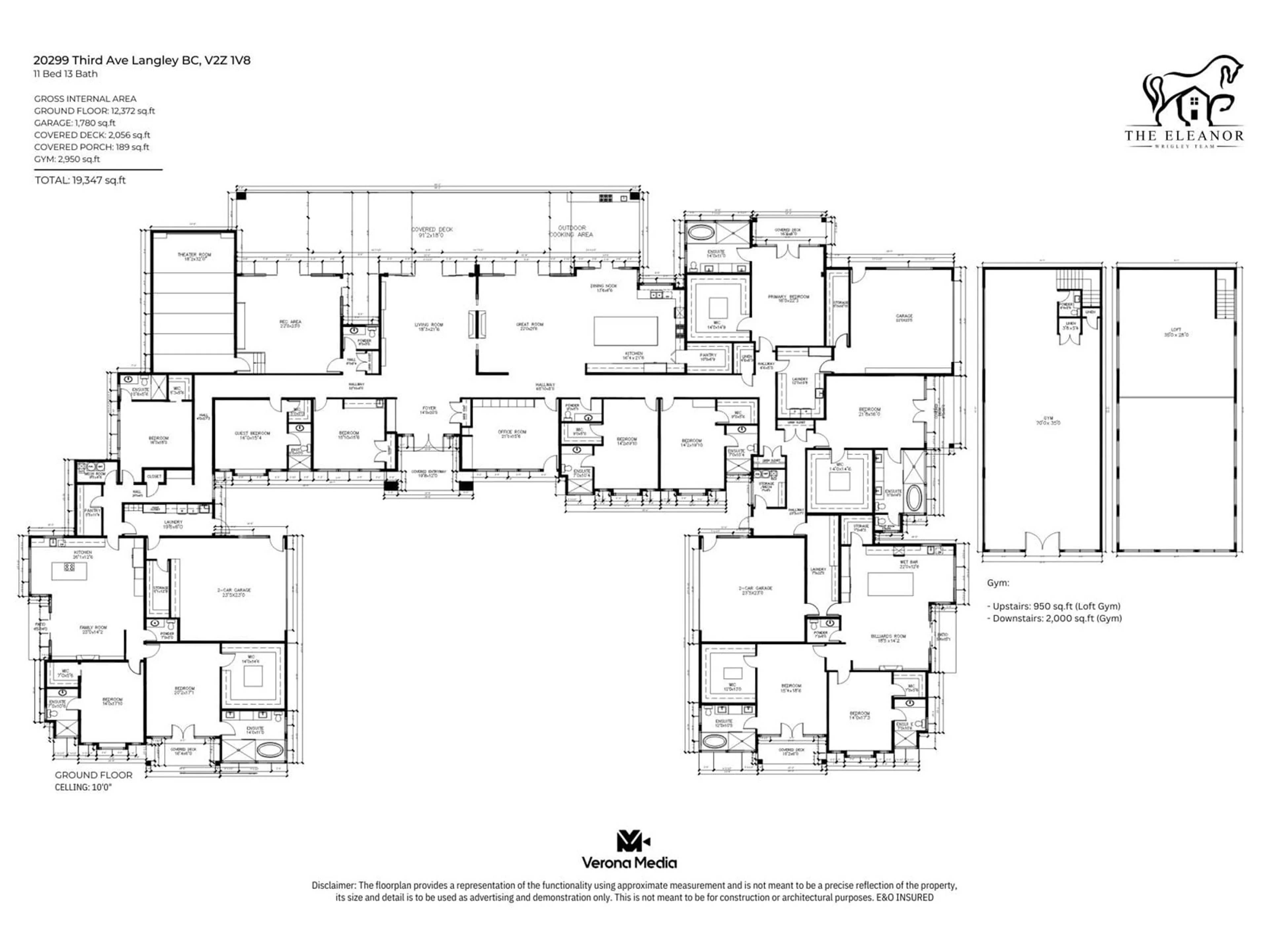 Floor plan for 20299 3, Langley British Columbia V2Z1V8