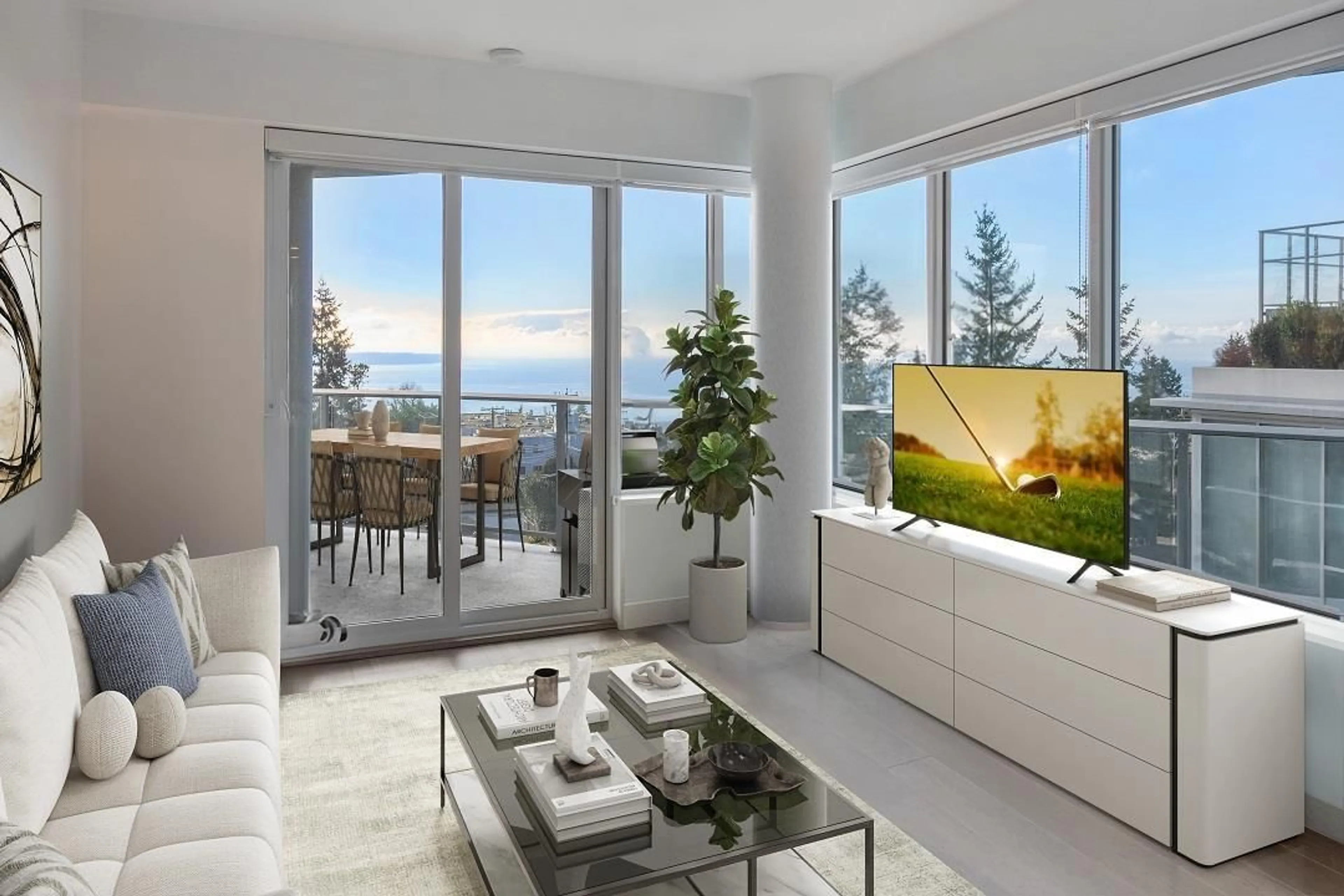 Living room with furniture, unknown for 408 - 1441 JOHNSTON, White Rock British Columbia V4B3Z4
