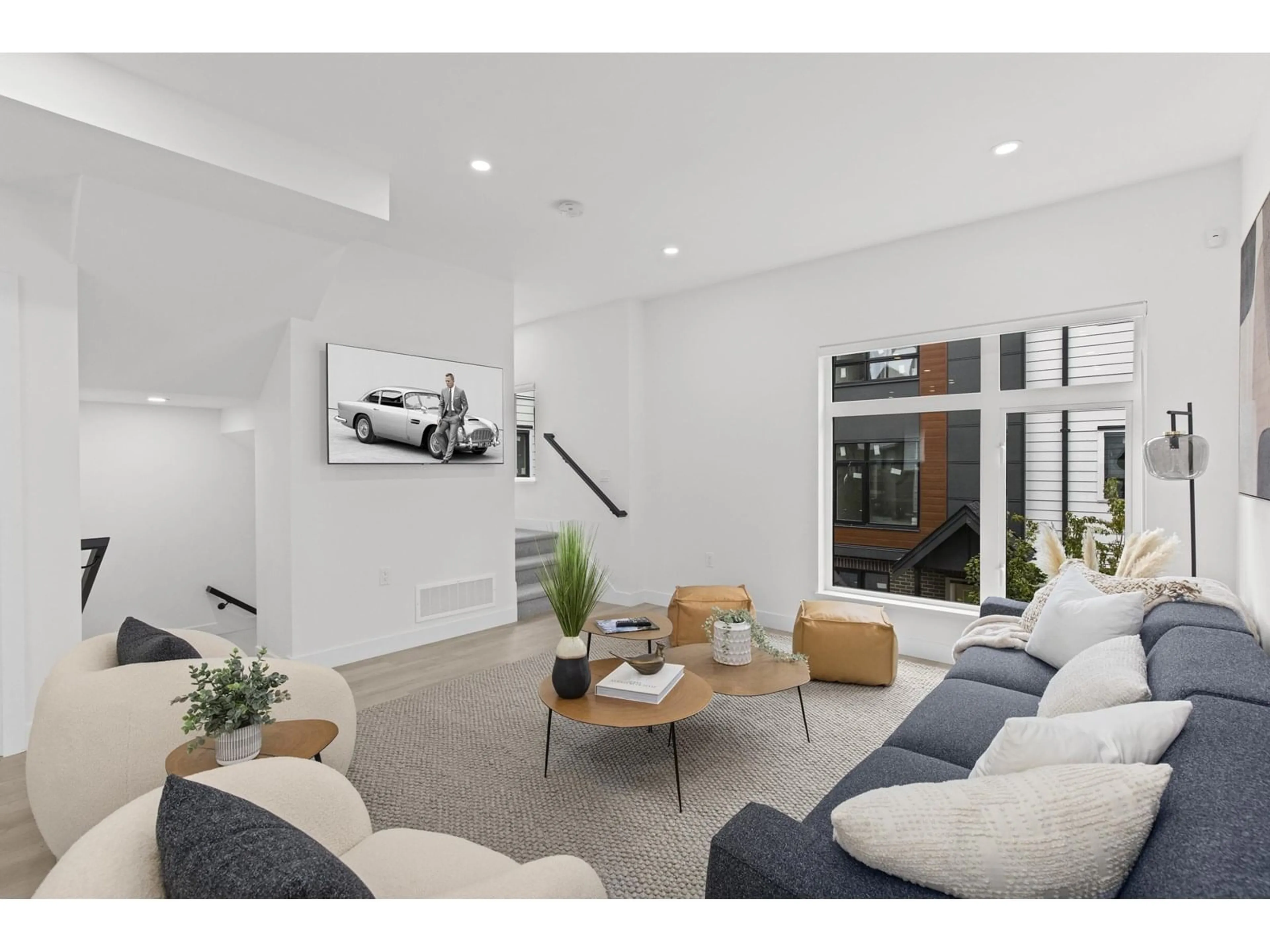Living room with furniture, unknown for 7 - 1959 165A, Surrey British Columbia V3Z1K3
