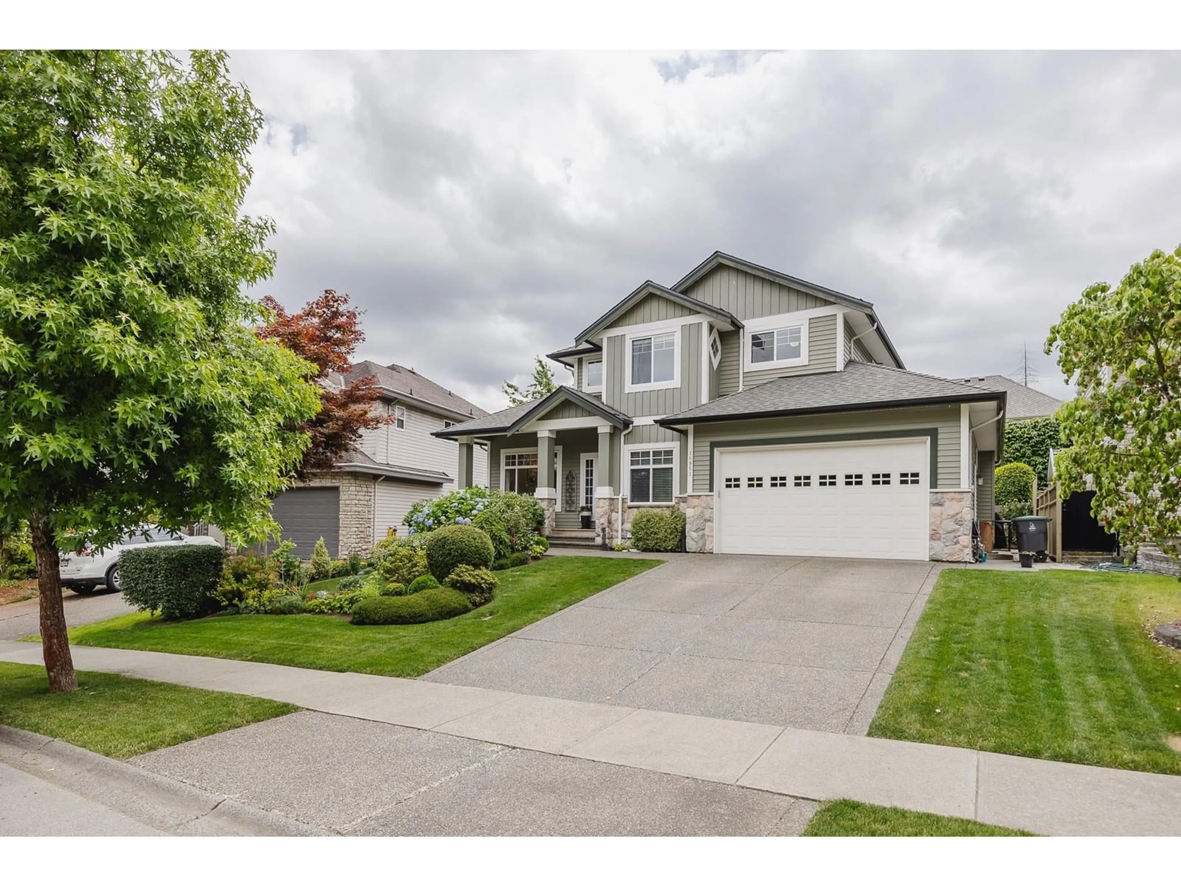Home with vinyl exterior material, street for 16952 GREENBROOK, Surrey British Columbia V4N5C7