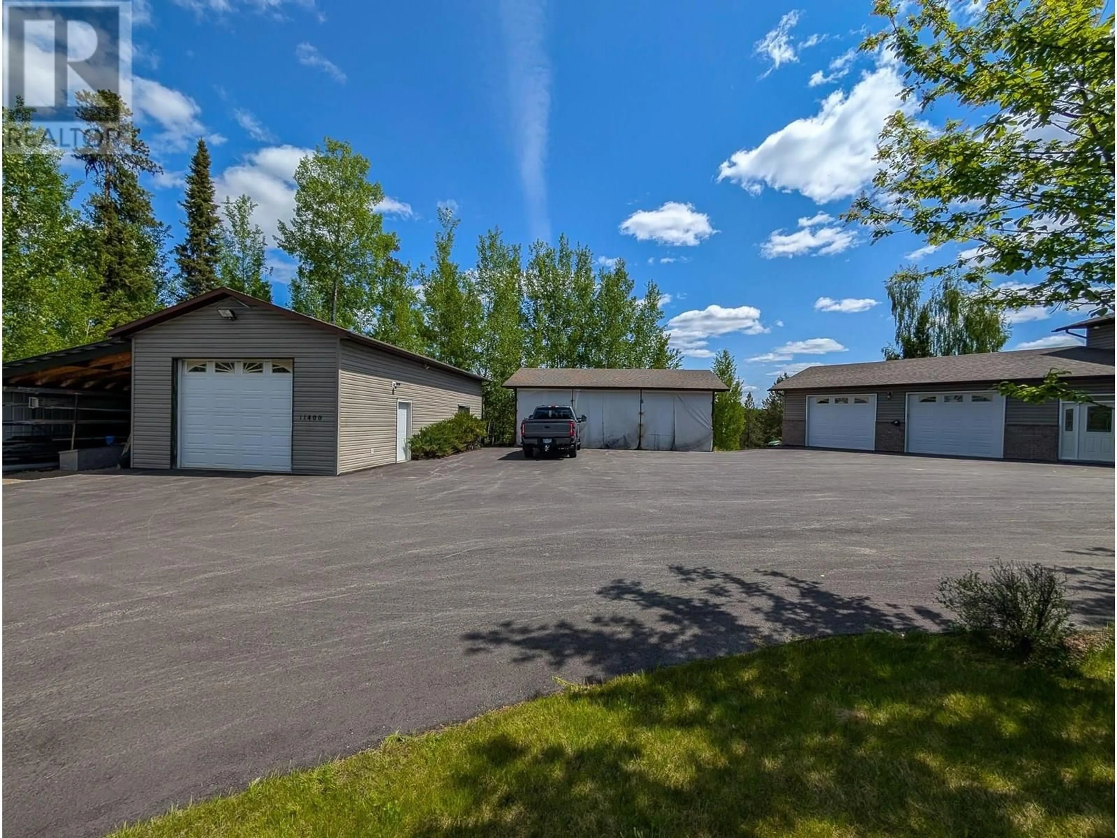 A pic from outside/outdoor area/front of a property/back of a property/a pic from drone, unknown for 11400 MAURAEN DRIVE, Prince George British Columbia V2N5B7