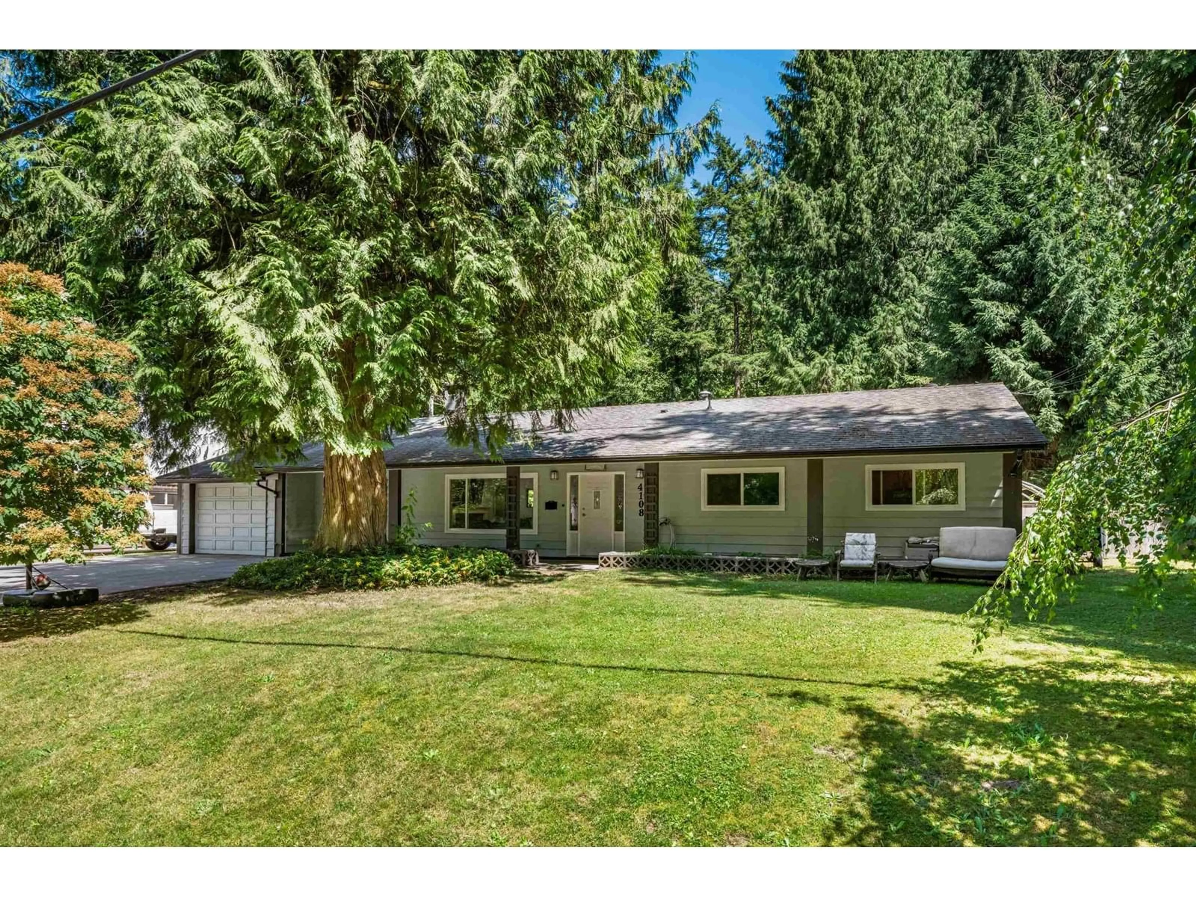 A pic from outside/outdoor area/front of a property/back of a property/a pic from drone, unknown for 4108 196, Langley British Columbia V3A1A1