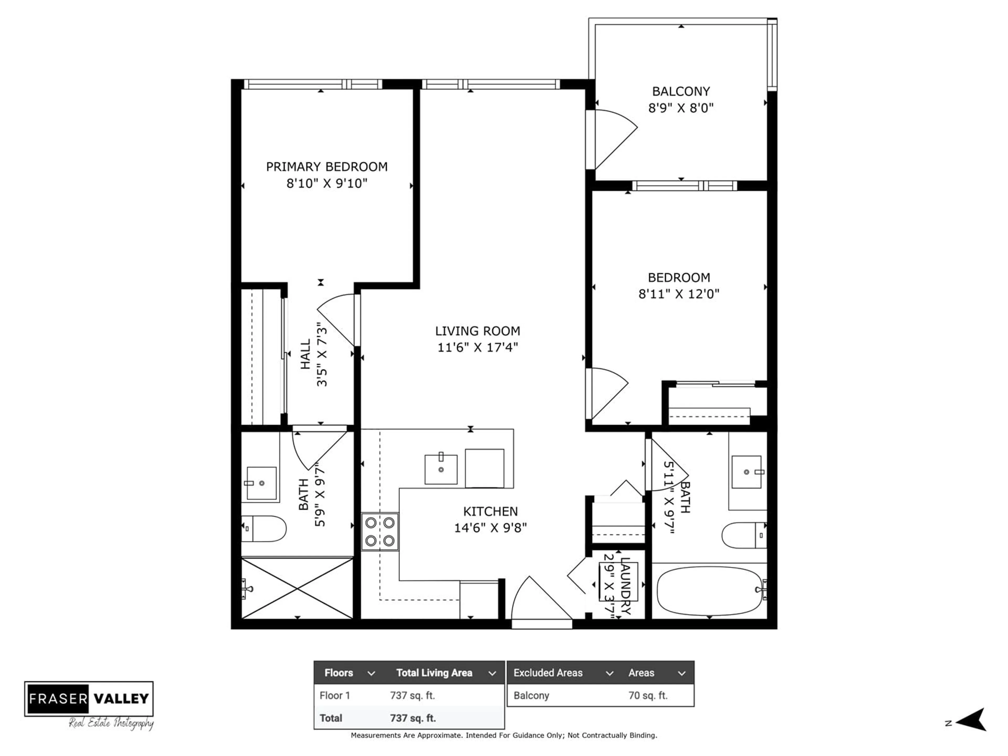 Floor plan for 201 - 10777 138, Surrey British Columbia V3T0T5