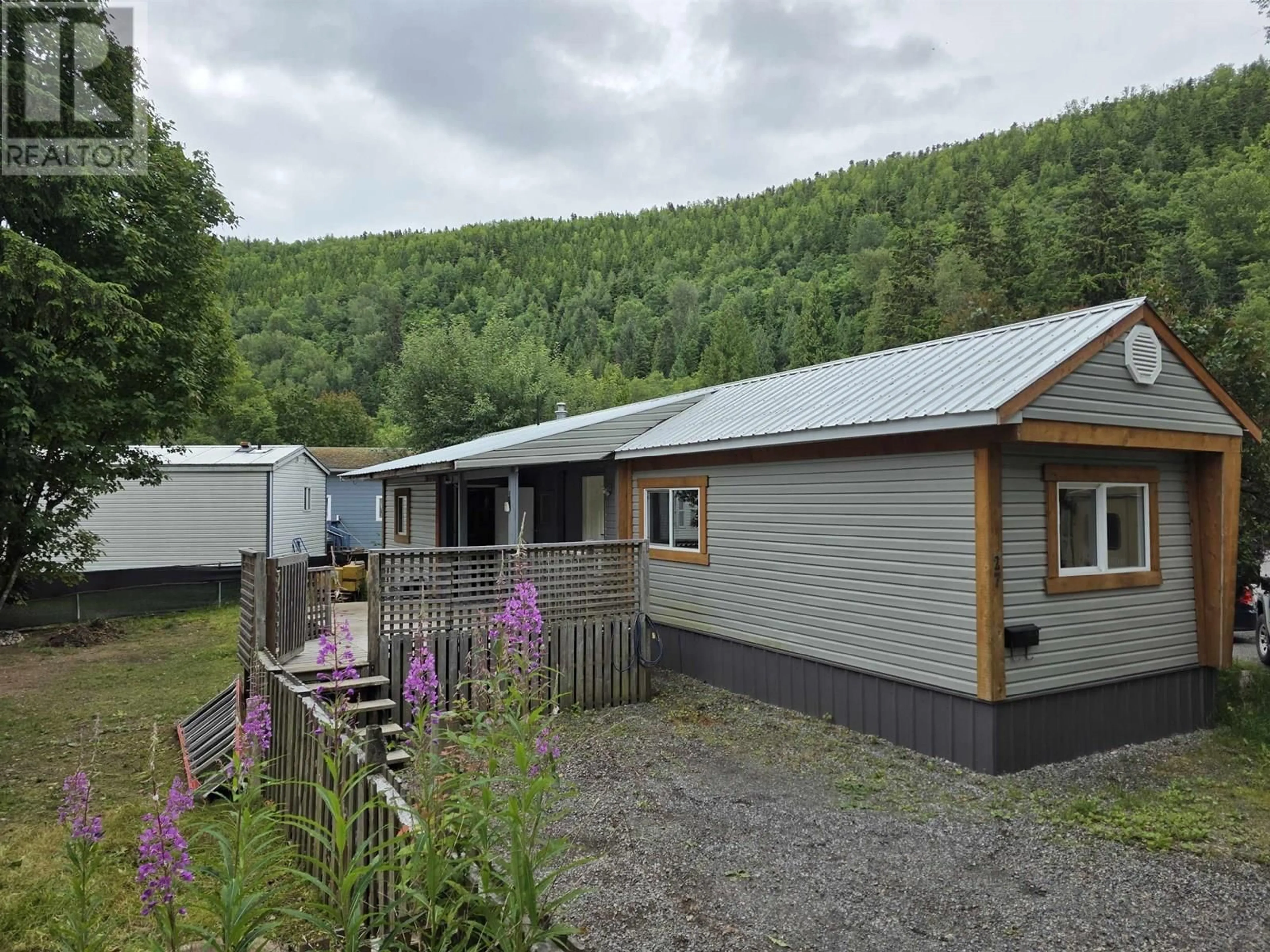 A pic from outside/outdoor area/front of a property/back of a property/a pic from drone, unknown for 27 - 4619 QUEENSWAY DRIVE, Terrace British Columbia V8G3X5