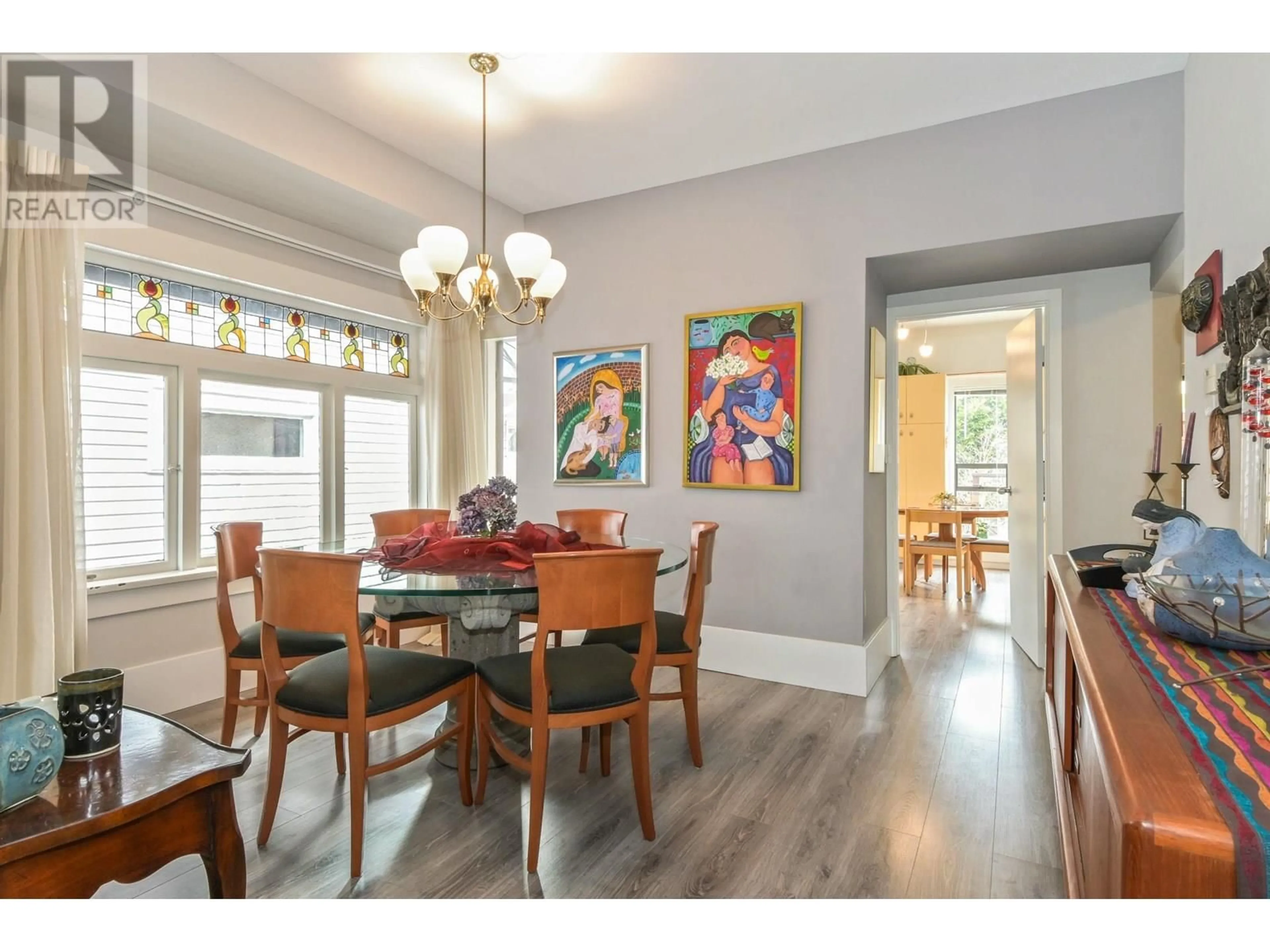 Dining room, wood/laminate floor for 4548 12TH AVENUE, Vancouver British Columbia V6R2R5