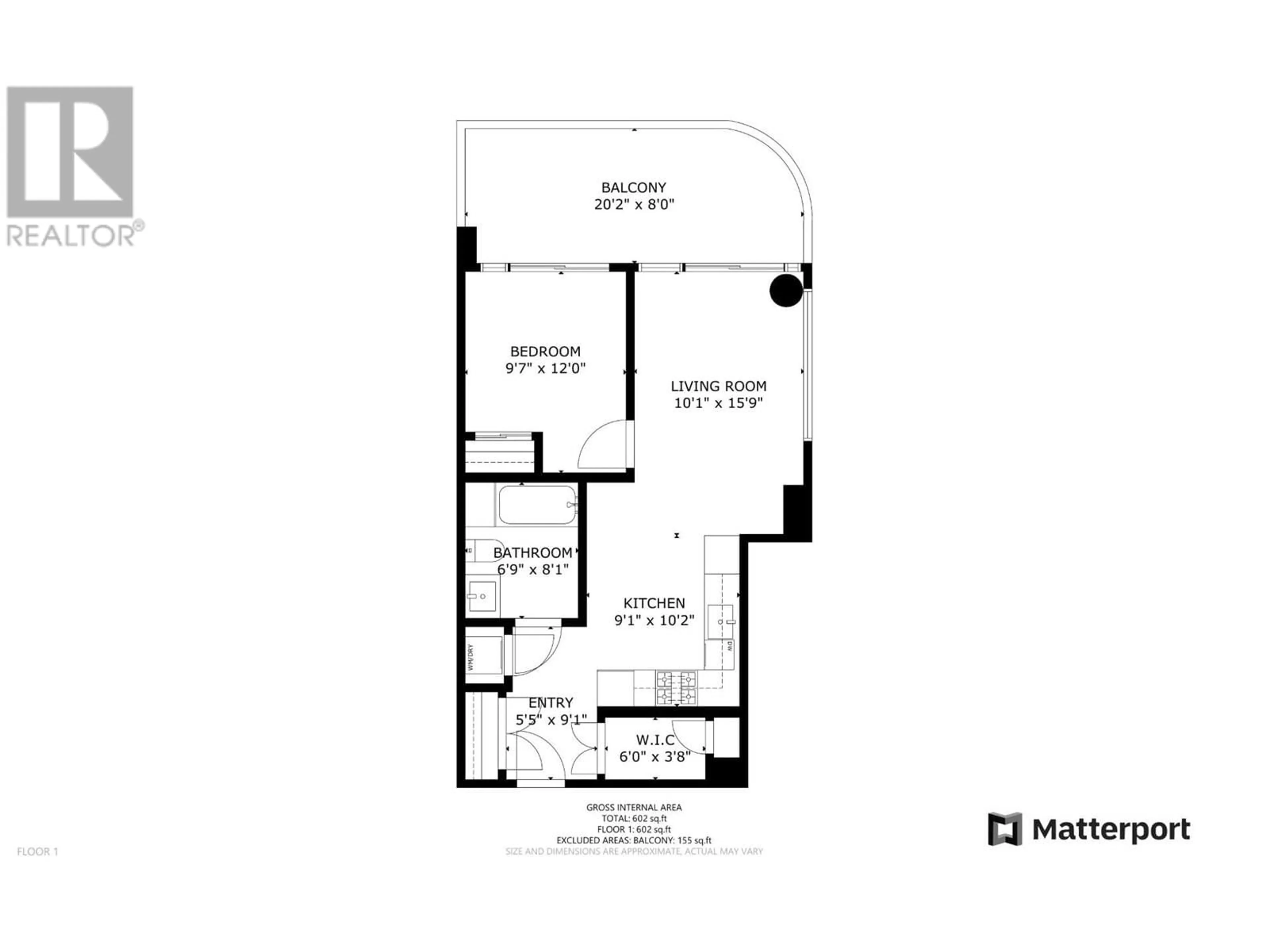 Floor plan for 703 - 5311 GORING STREET, Burnaby British Columbia V5B0B5