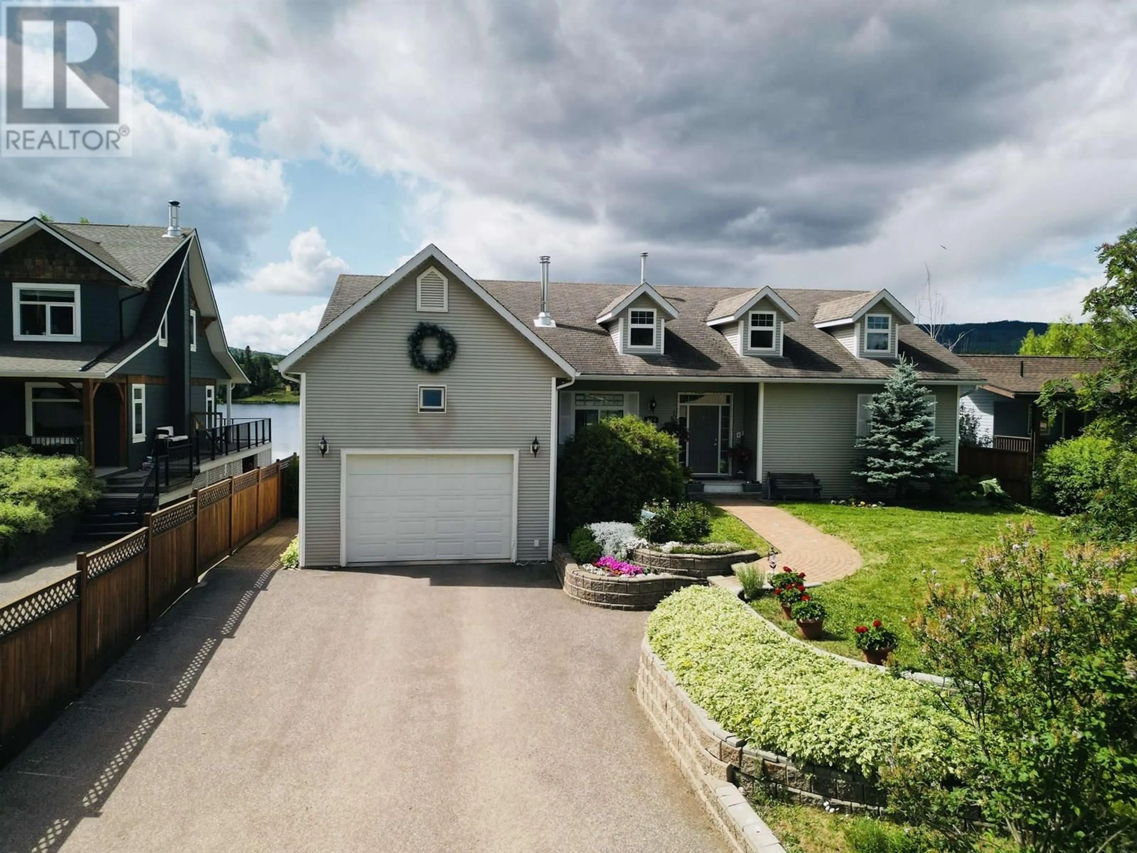 A pic from outside/outdoor area/front of a property/back of a property/a pic from drone, unknown for 286 PIONEER WAY, Burns Lake British Columbia V0J1E0