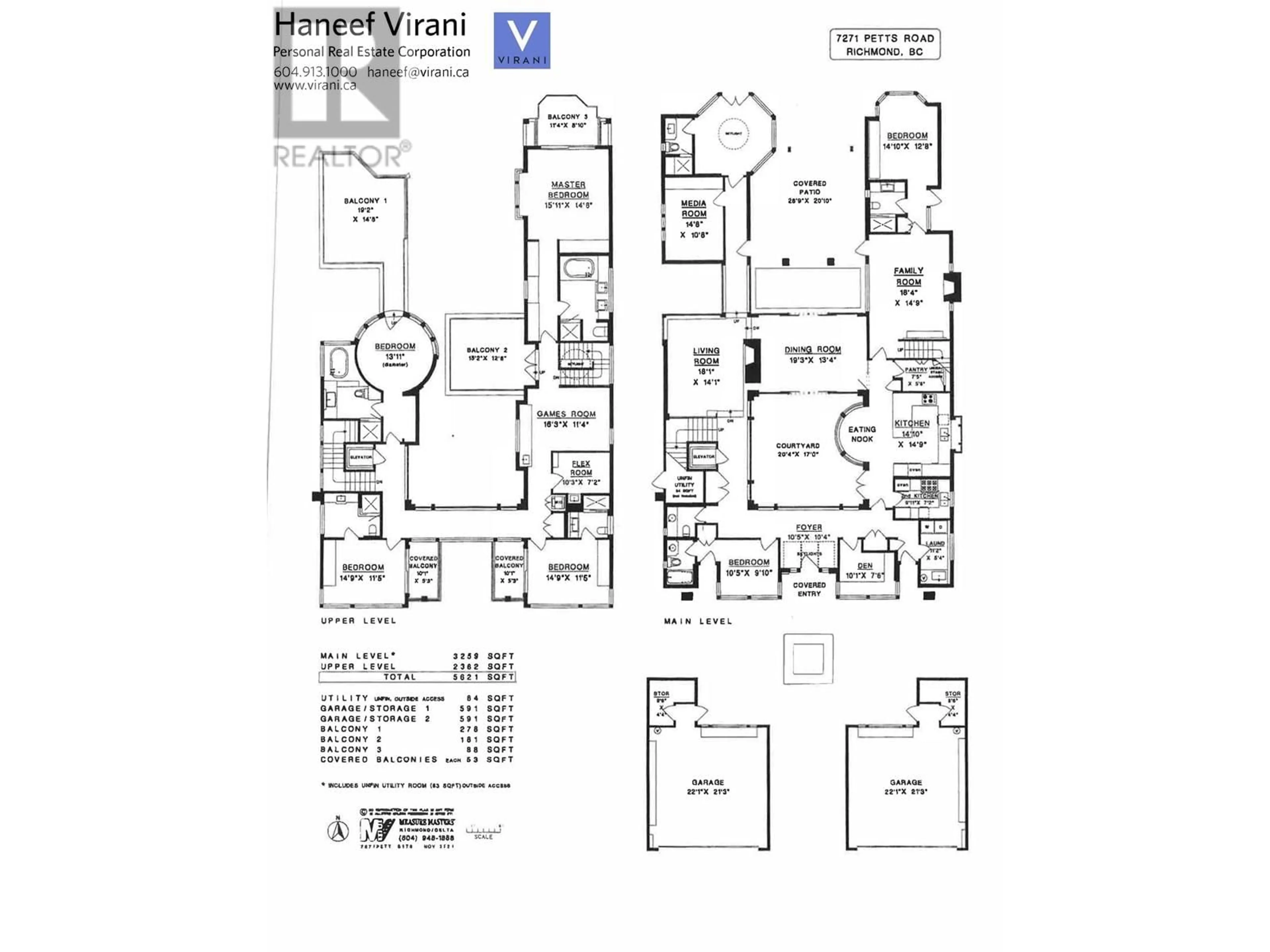 Floor plan for 7271 PETTS ROAD, Richmond British Columbia V7A1J9