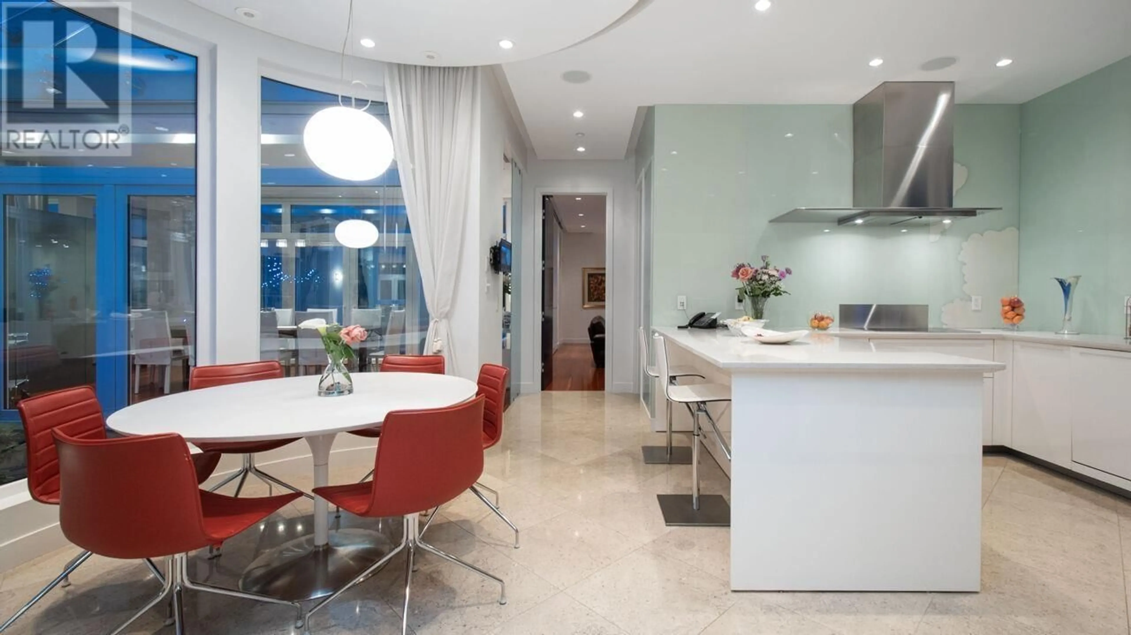 Contemporary kitchen, ceramic/tile floor for 7271 PETTS ROAD, Richmond British Columbia V7A1J9