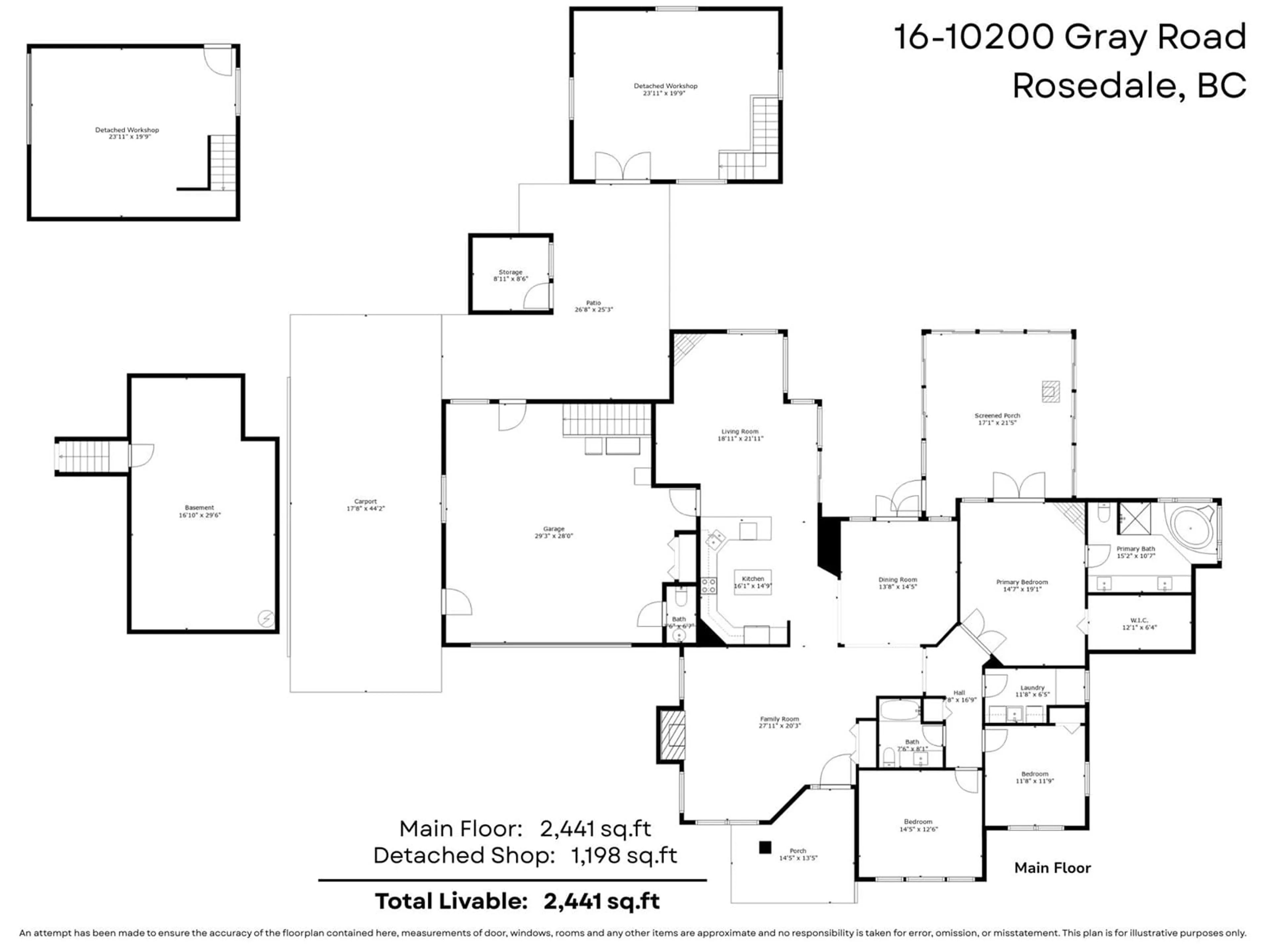Floor plan for 16 - 10200 GRAY ROAD, Rosedale British Columbia V0X1X1