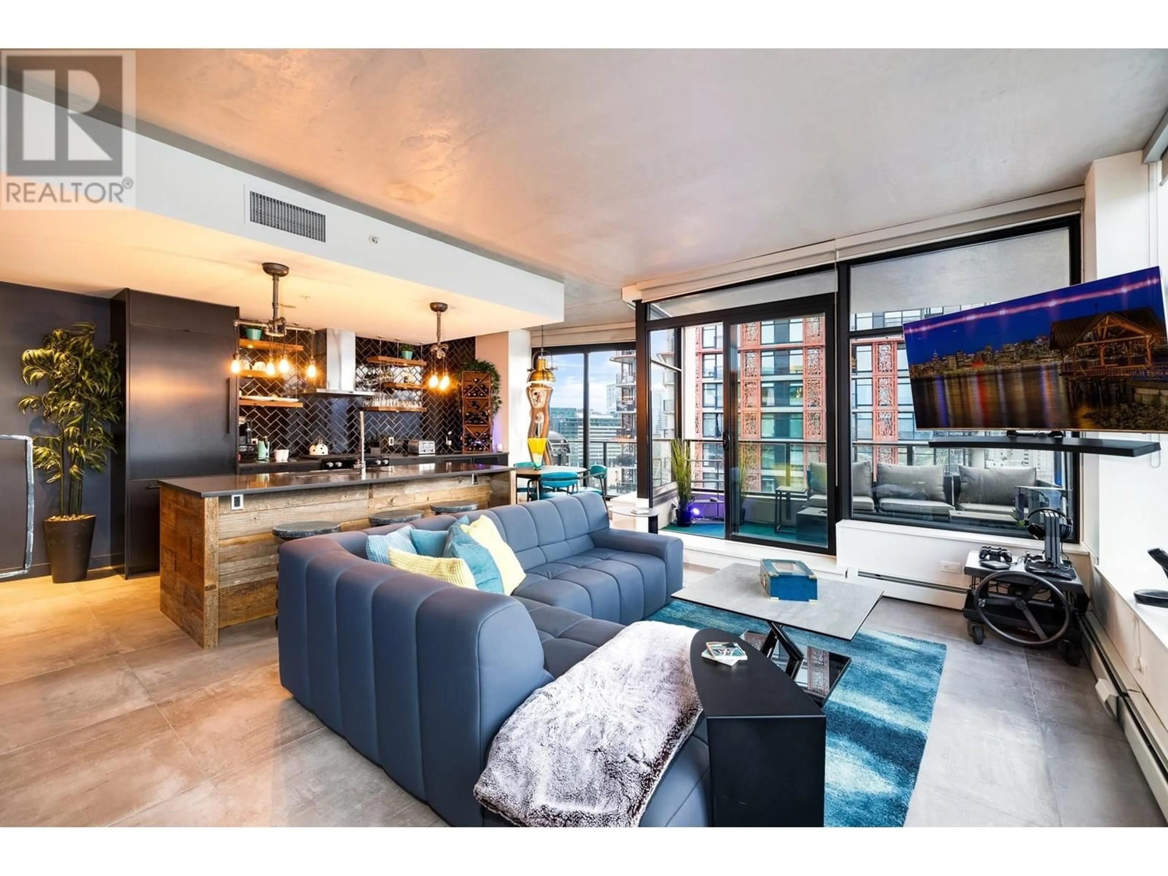 Living room with furniture, unknown for 2909 - 108 CORDOVA STREET, Vancouver British Columbia V6B0G5