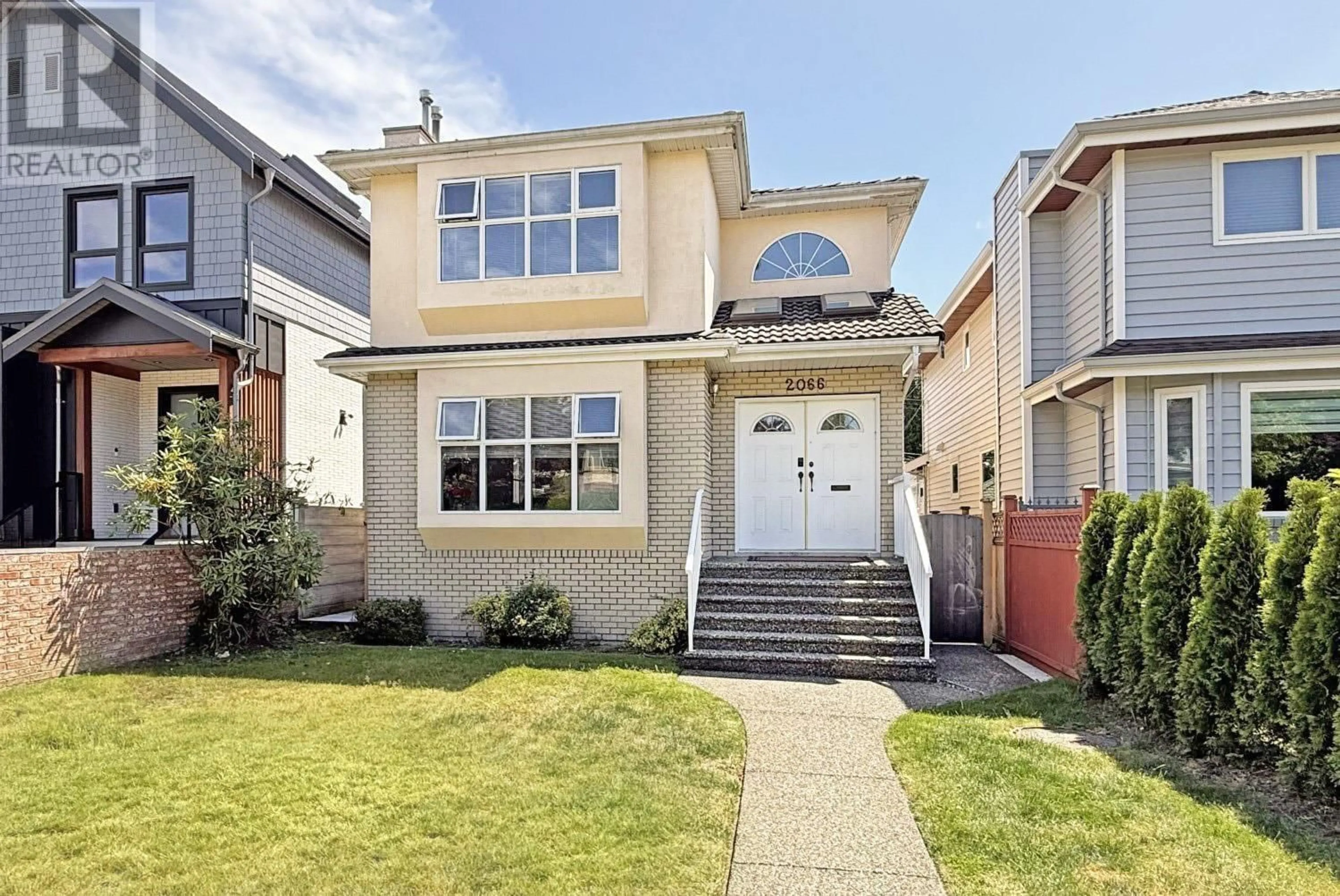 Home with vinyl exterior material, street for 2066 44TH AVENUE, Vancouver British Columbia V6M2E9