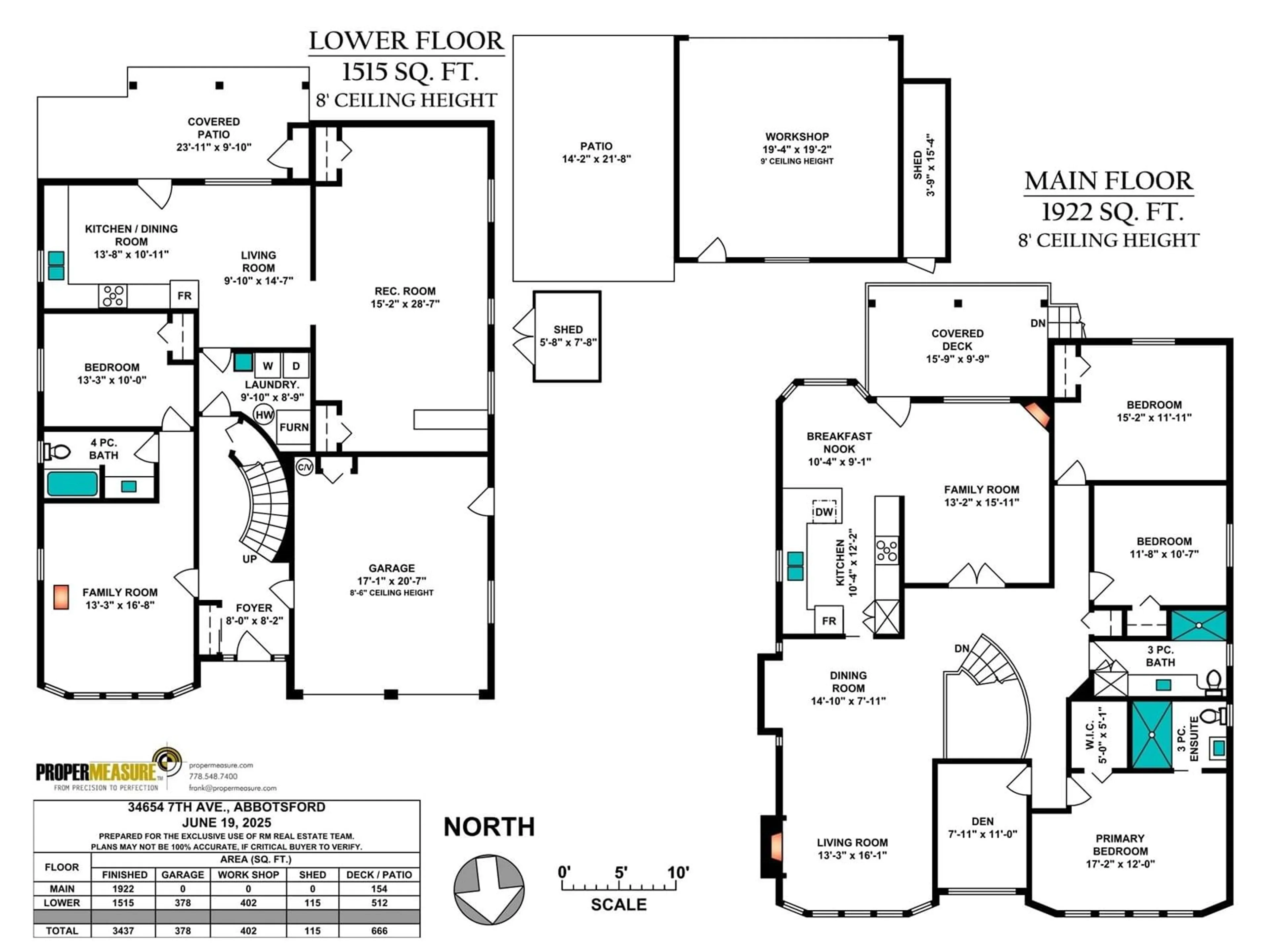 Floor plan for 34654 7, Abbotsford British Columbia V2S8C4