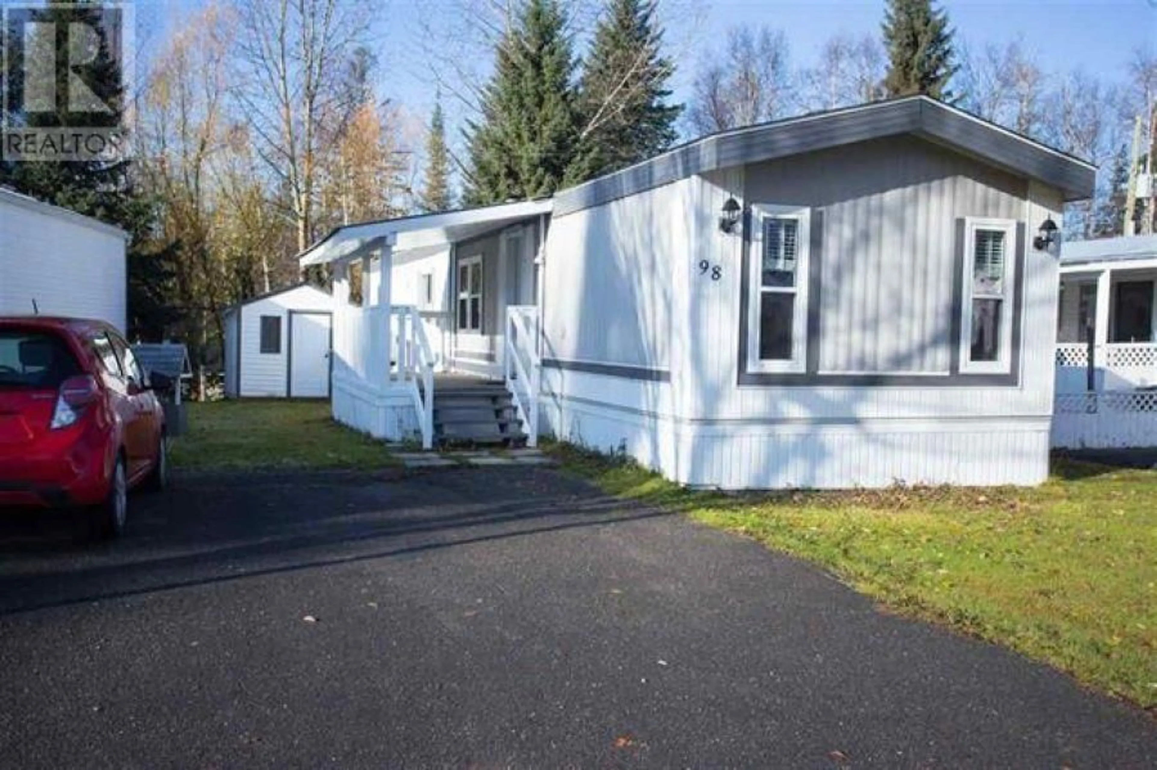 Home with vinyl exterior material, street for 98 - 1000 INVERNESS ROAD, Prince George British Columbia V2K4V1
