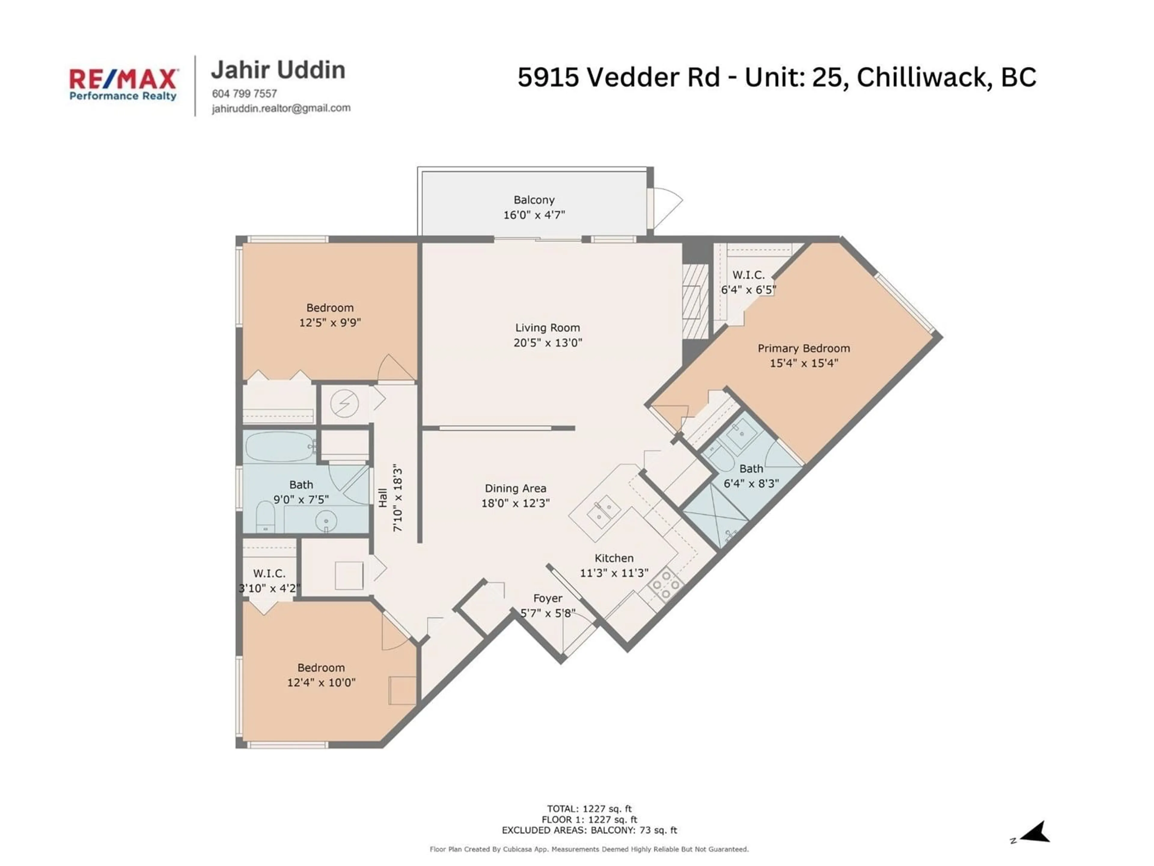 Floor plan for 25 - 5915 VEDDER ROAD, Chilliwack British Columbia V2R1C3