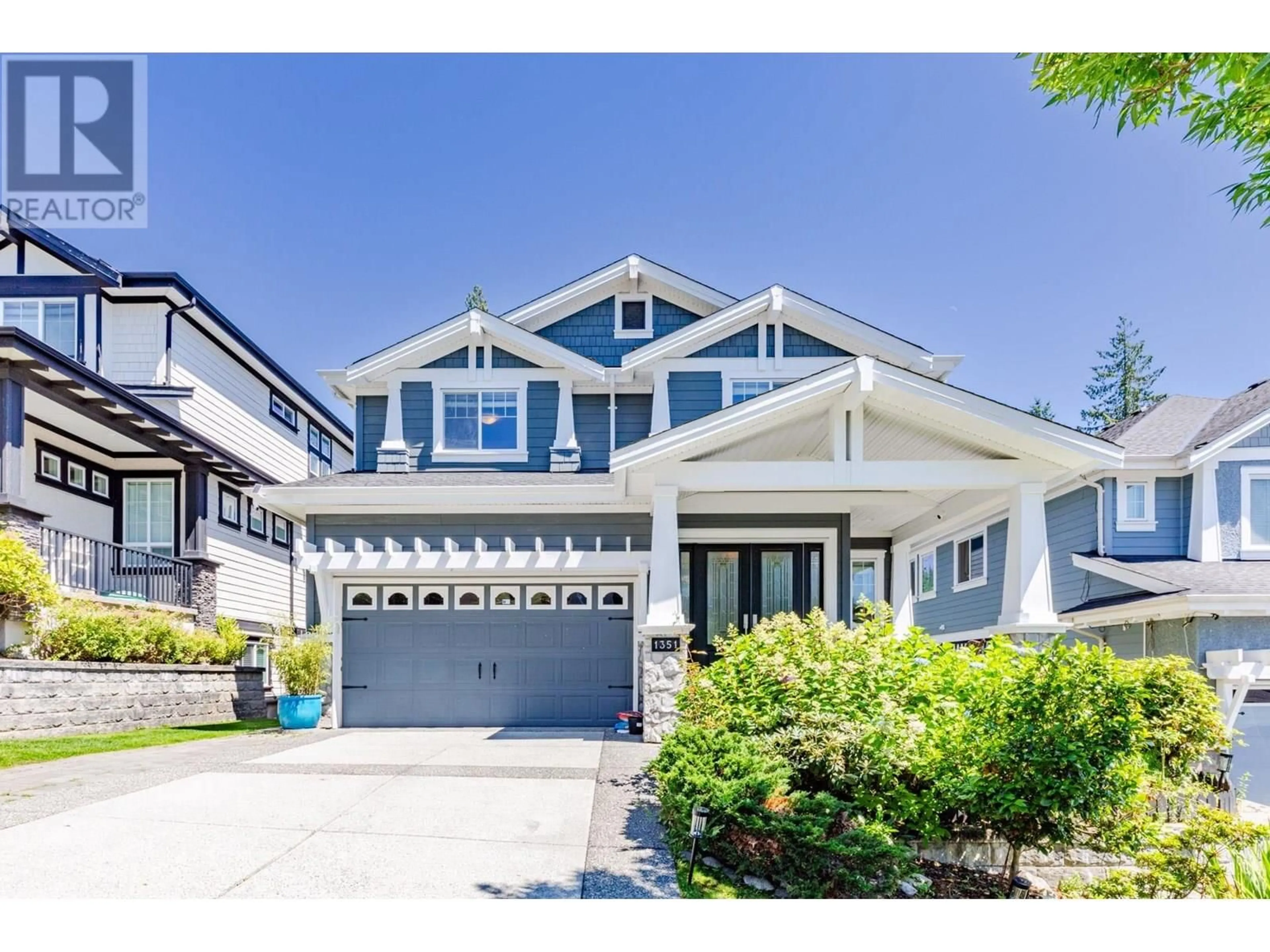 Home with vinyl exterior material, street for 1351 KINGSTON STREET, Coquitlam British Columbia V3E0H4