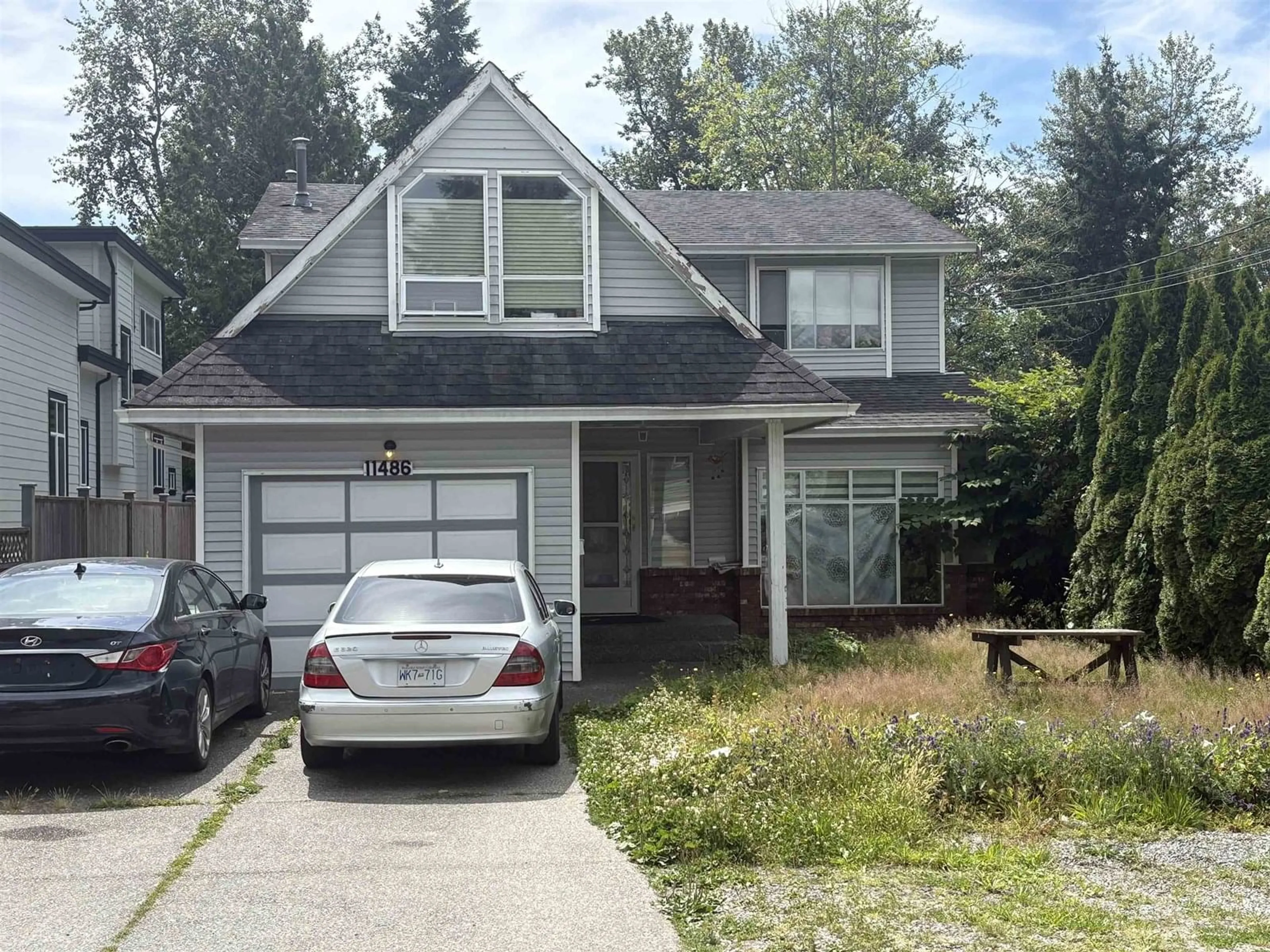 Home with vinyl exterior material, street for 11486 81A, Delta British Columbia V4C2A6