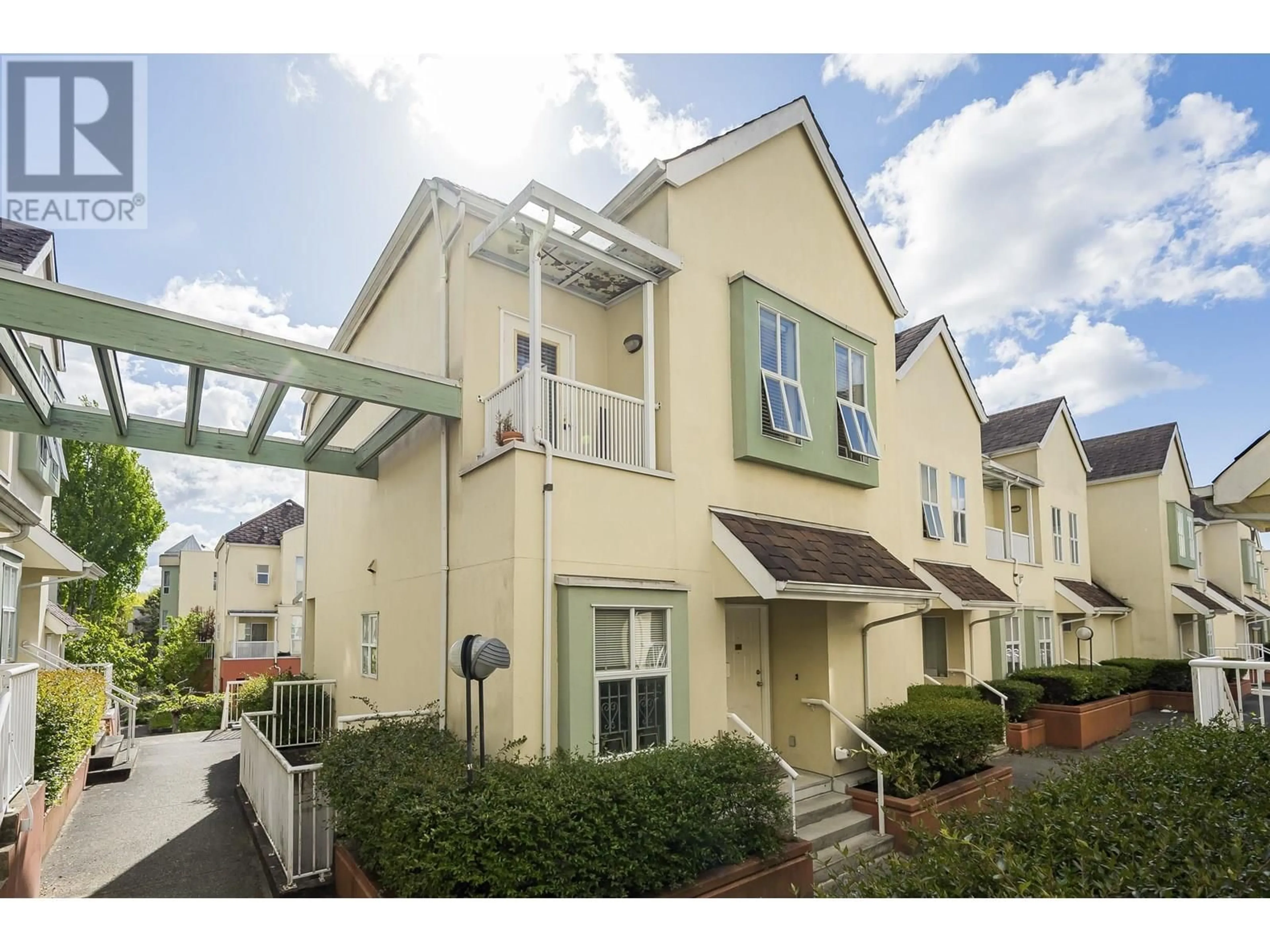 A pic from outside/outdoor area/front of a property/back of a property/a pic from drone, street for 384 - 8333 JONES ROAD, Richmond British Columbia V6Y3W9
