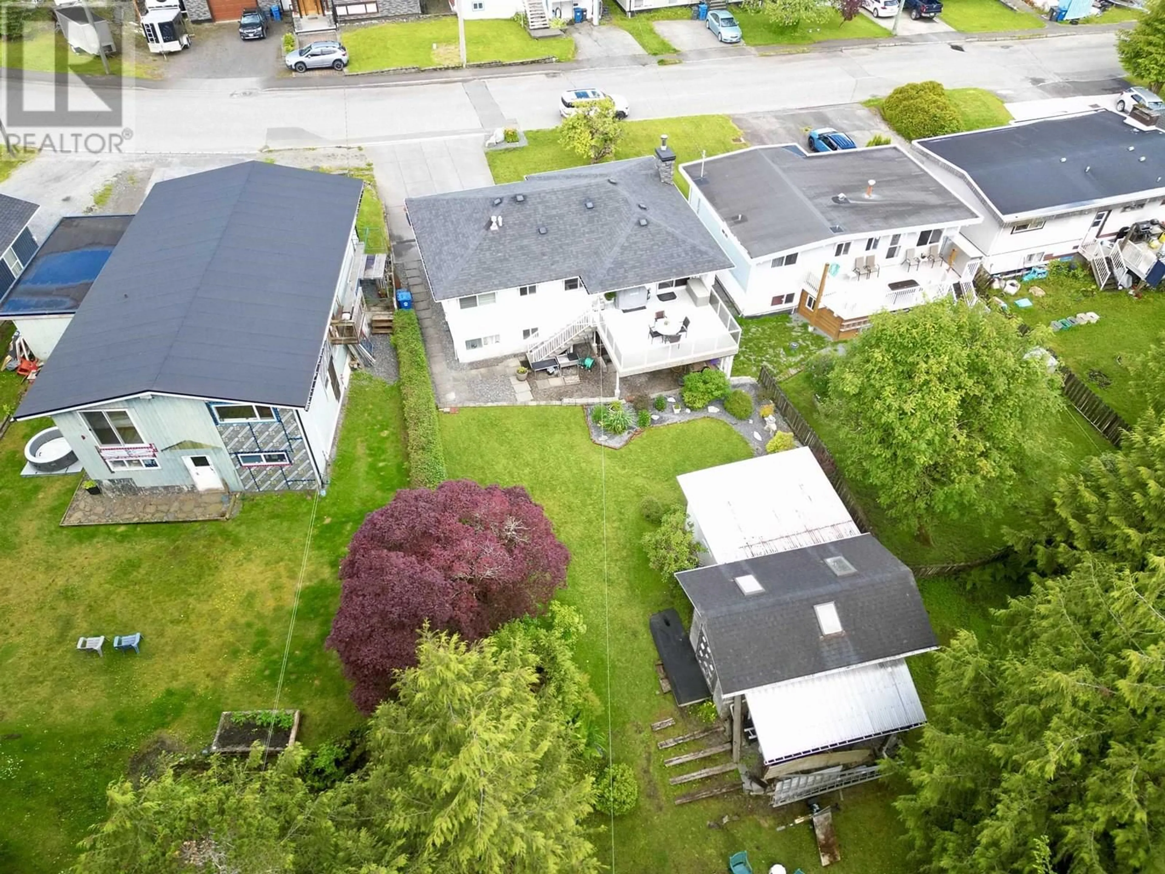 A pic from outside/outdoor area/front of a property/back of a property/a pic from drone, street for 1514 JAMAICA AVENUE, Prince Rupert British Columbia V8J2Y5