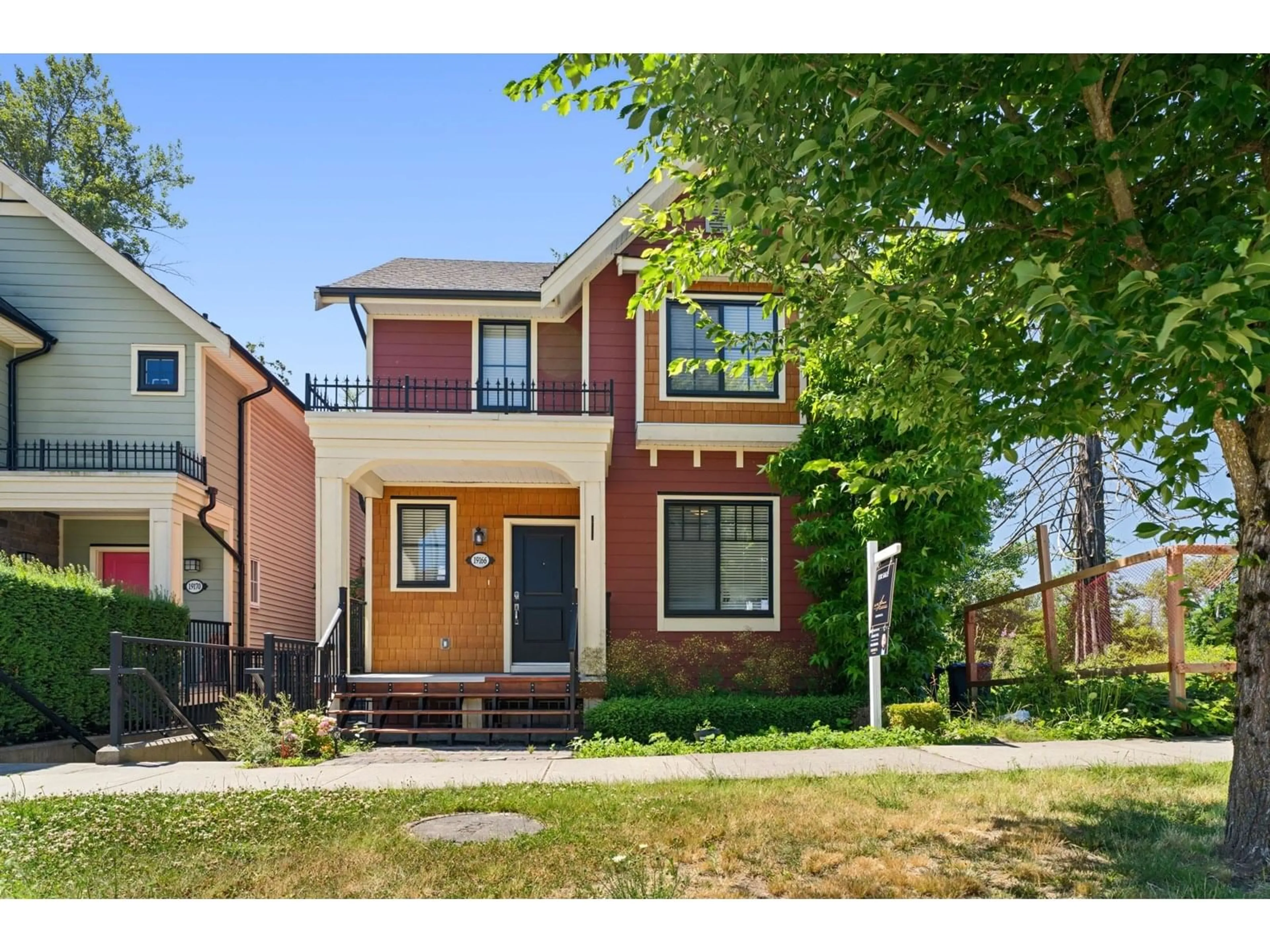 Home with brick exterior material, street for 19166 67, Surrey British Columbia V4N6A4