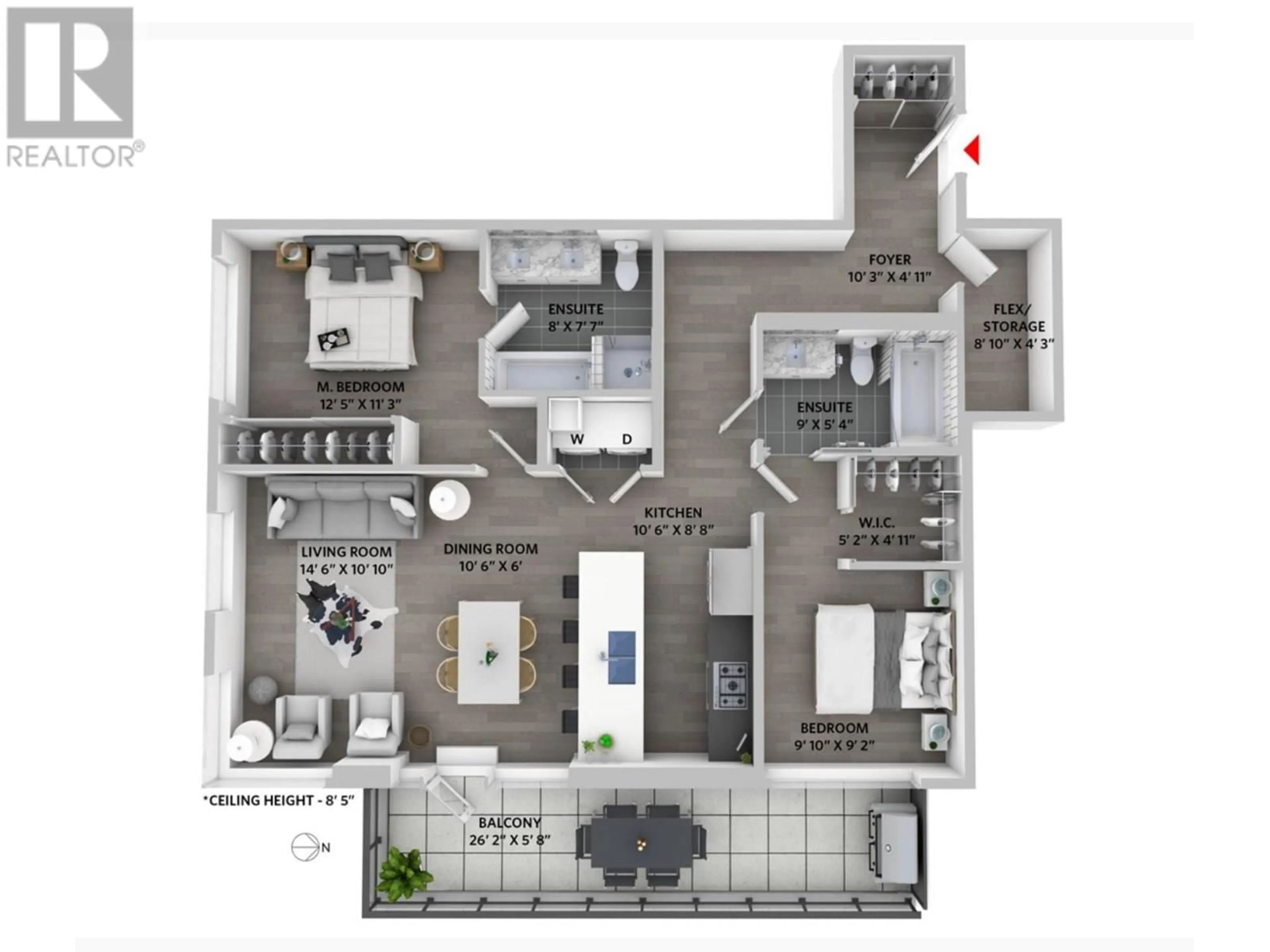 Floor plan for 805 - 209 EAST 7TH AVENUE, Vancouver British Columbia V5T0H3