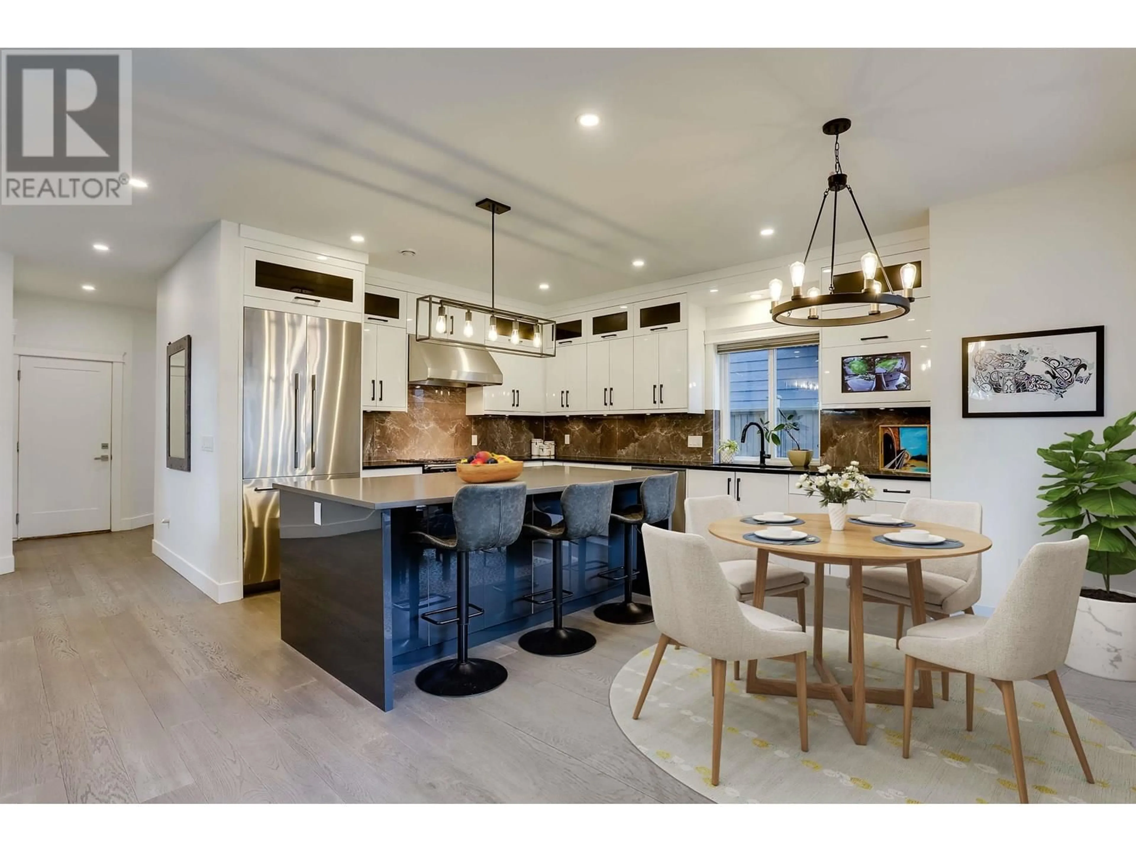 Open concept kitchen, ceramic/tile floor for 5067 44B AVENUE, Delta British Columbia V4K1J2