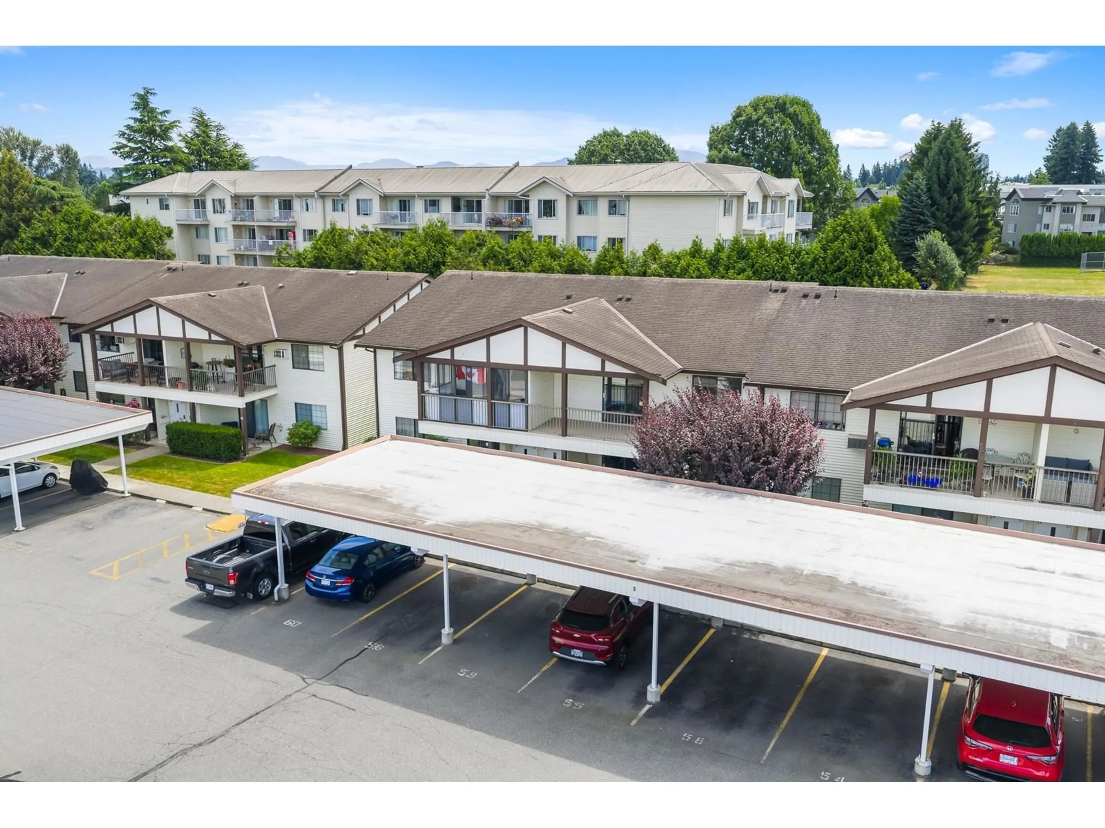 A pic from outside/outdoor area/front of a property/back of a property/a pic from drone, mountain view for 59 - 32718 GARIBALDI, Abbotsford British Columbia V2T5T6