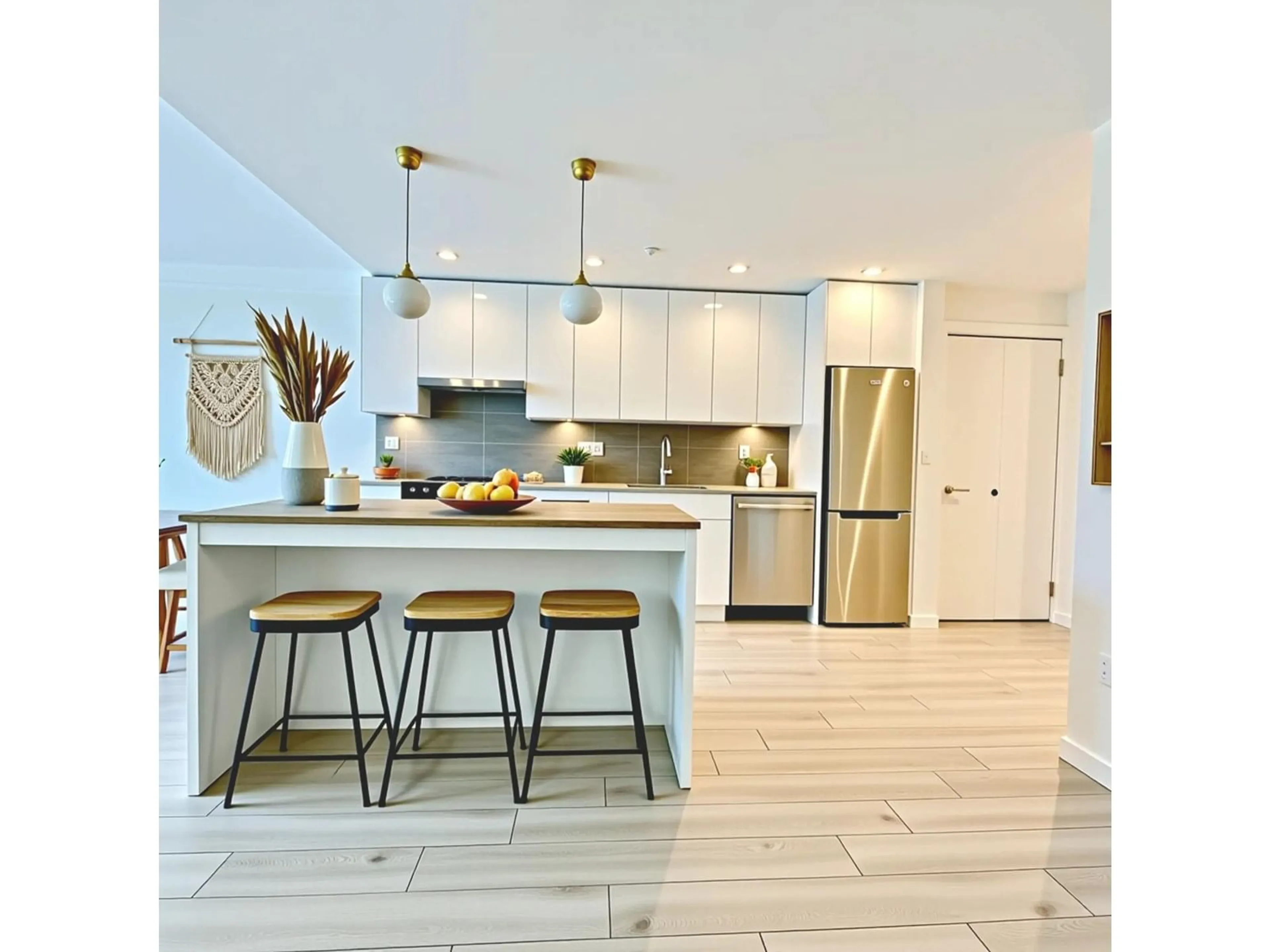 Open concept kitchen, ceramic/tile floor for 412 - 14257 103A, Surrey British Columbia V3T1T1