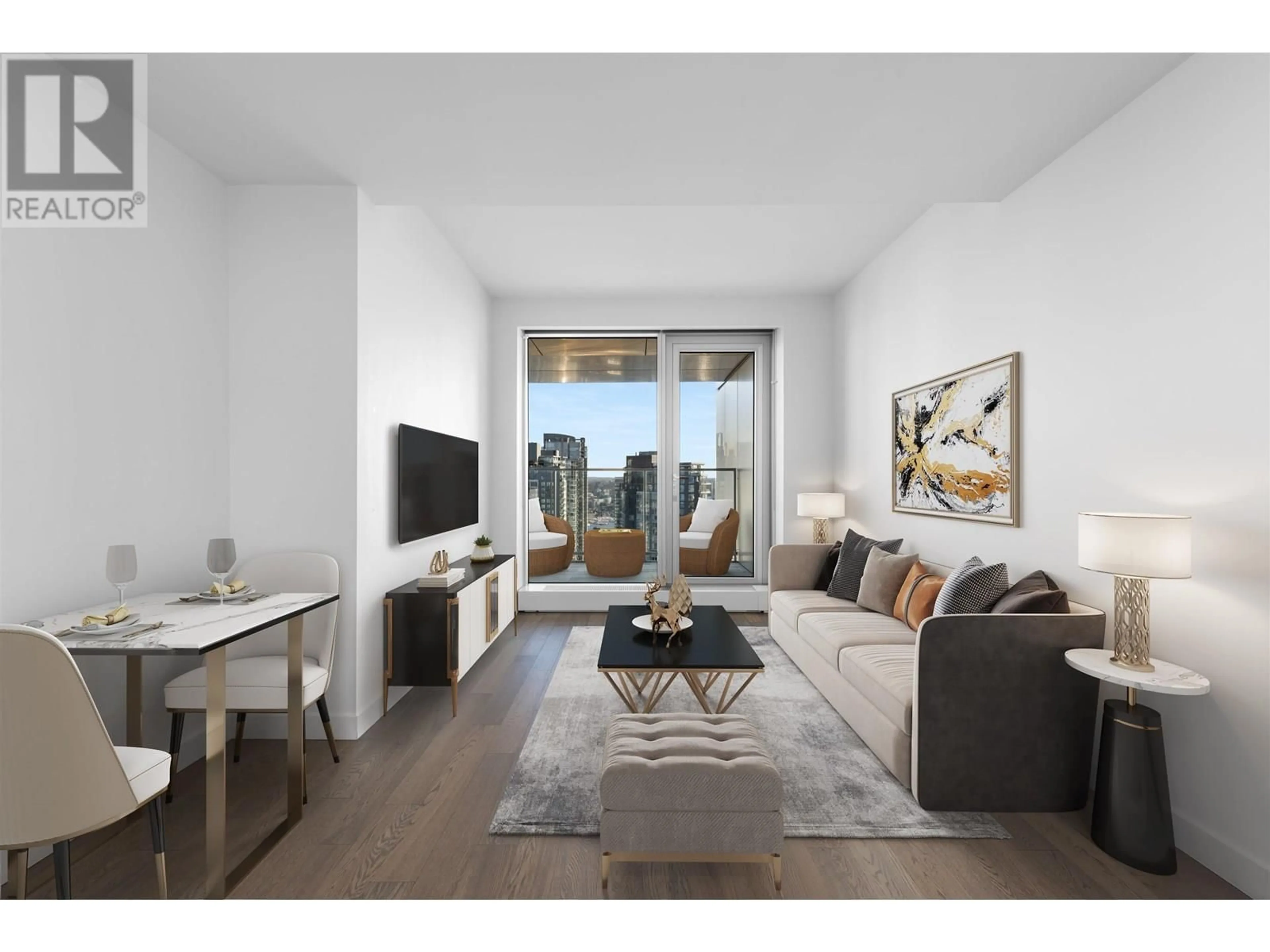 Living room with furniture, unknown for 3209 - 1480 HOWE STREET, Vancouver British Columbia V6Z0G5
