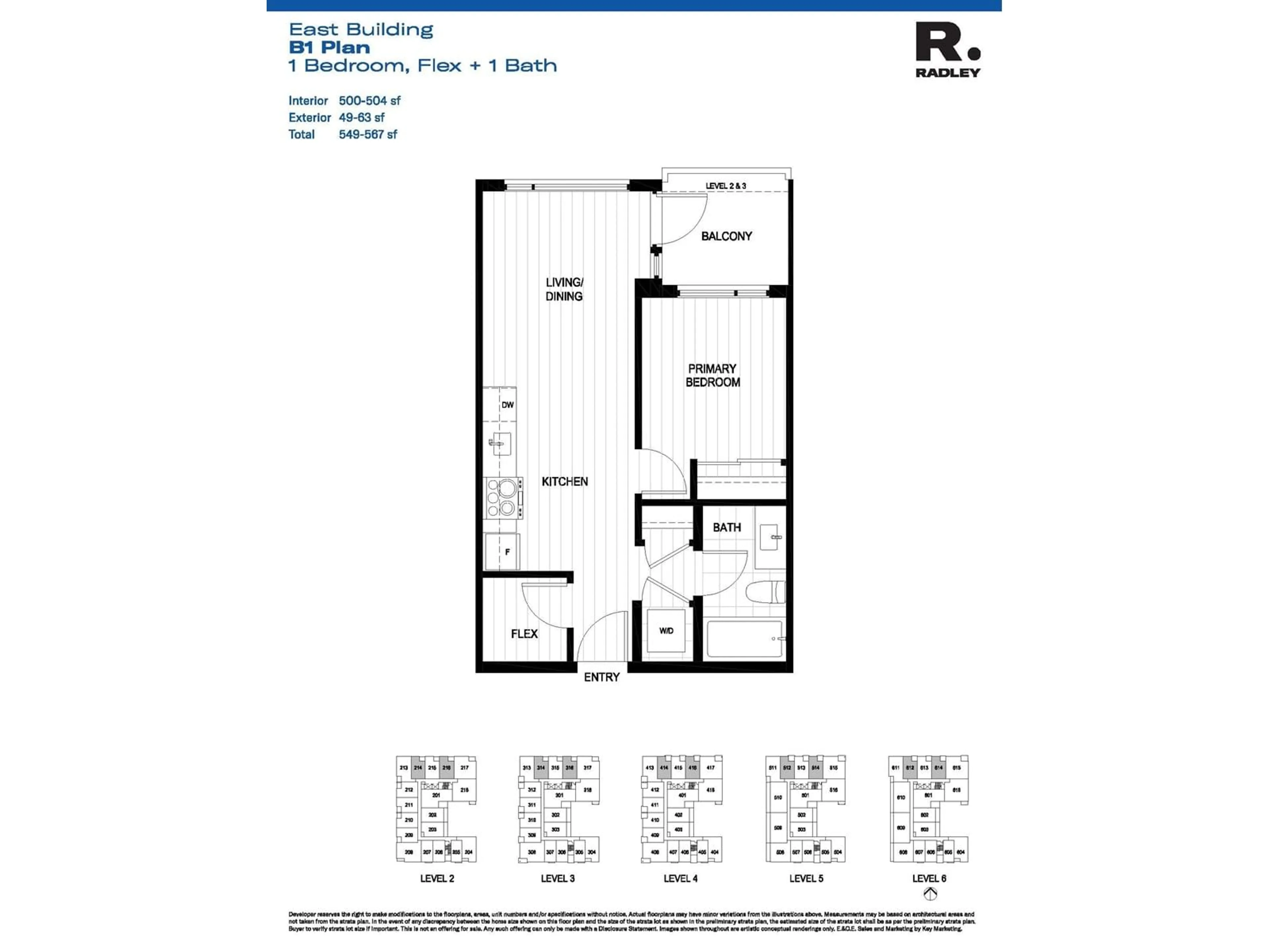 Floor plan for E216 - 13858 108, Surrey British Columbia V3T0T8