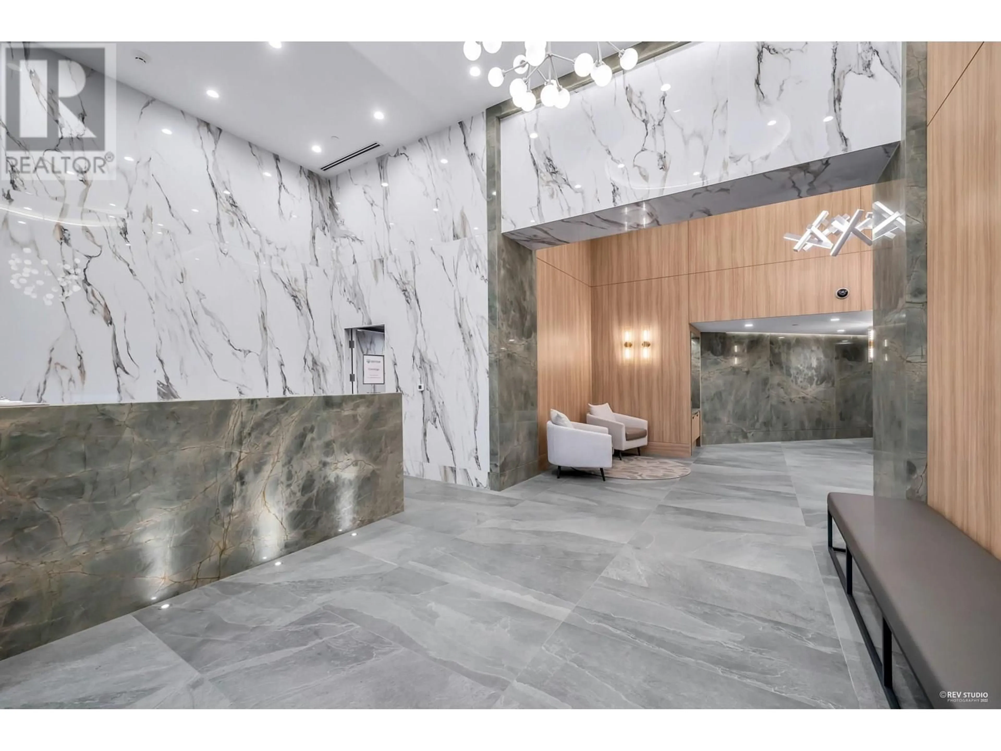 Lobby for 2302 - 7433 CAMBIE STREET, Vancouver British Columbia V6P0J8