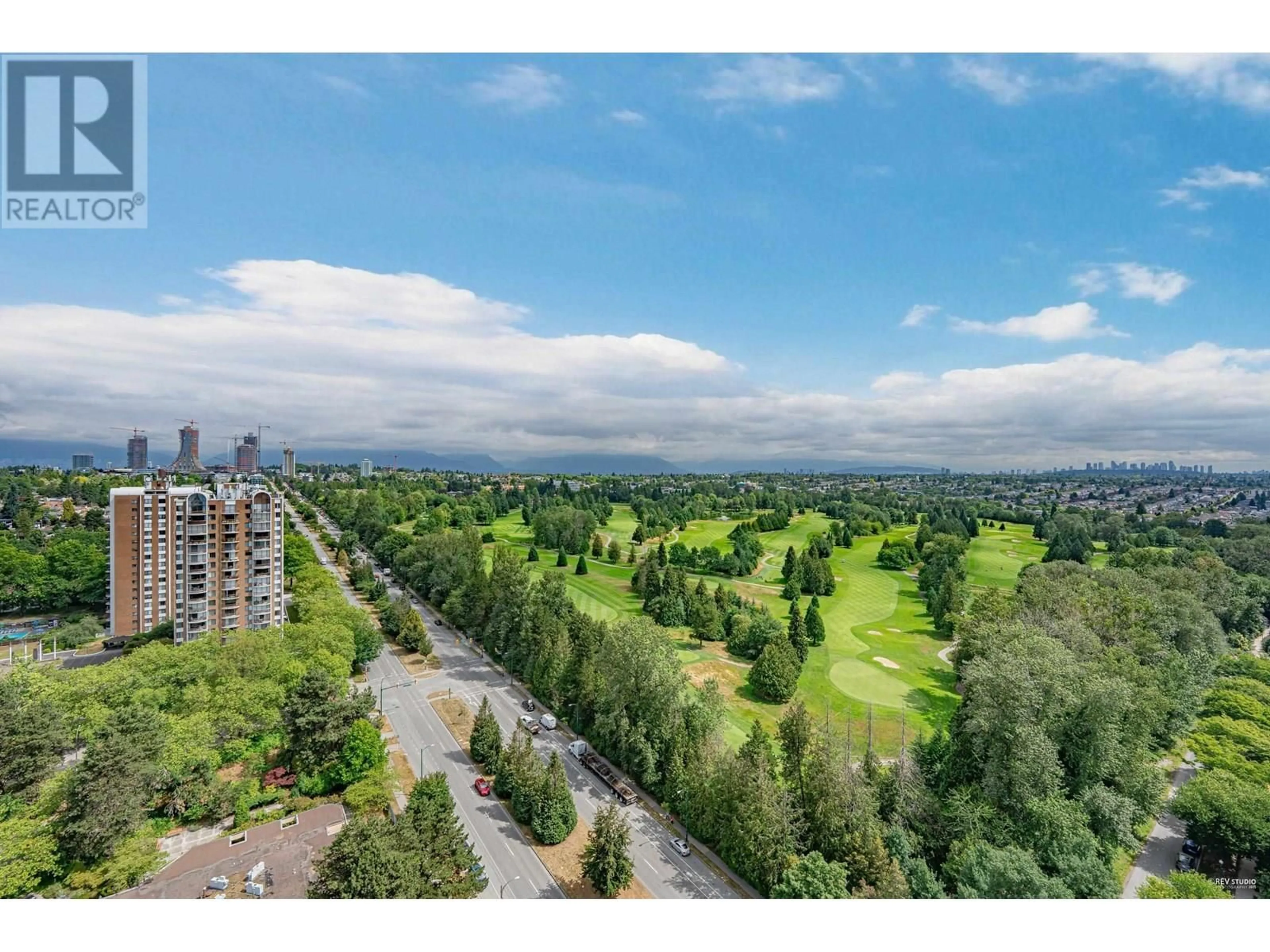 A pic from outside/outdoor area/front of a property/back of a property/a pic from drone, unknown for 2302 - 7433 CAMBIE STREET, Vancouver British Columbia V6P0J8