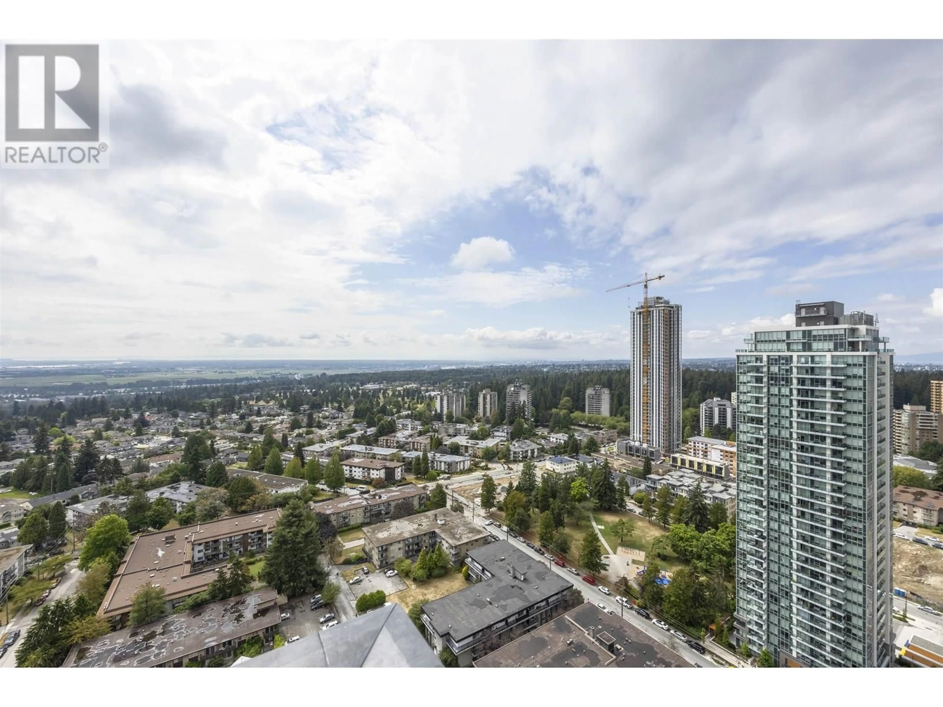 A pic from outside/outdoor area/front of a property/back of a property/a pic from drone, city buildings view from balcony for 2807 - 6537 TELFORD AVENUE, Burnaby British Columbia V5H0K9