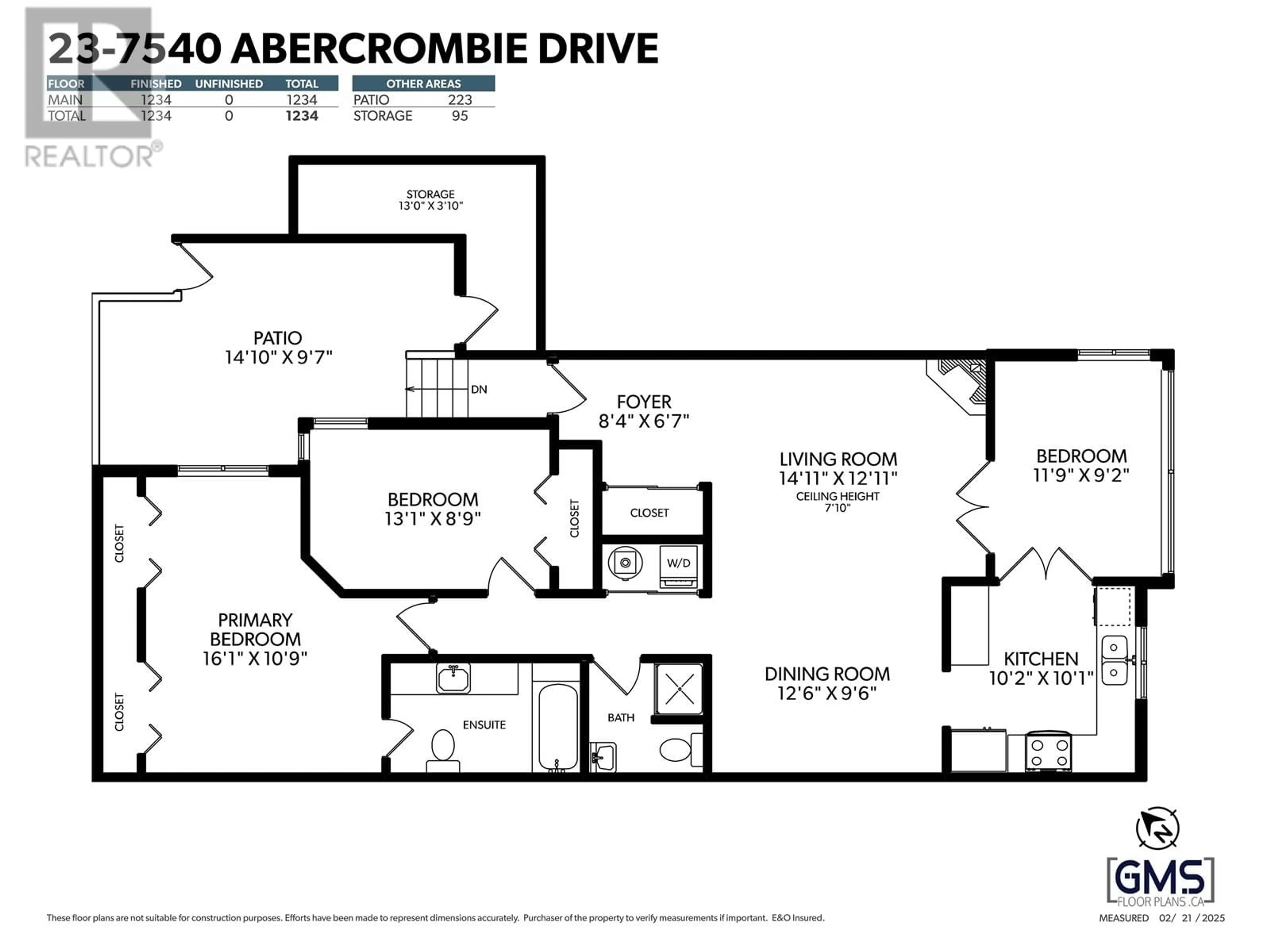 Floor plan for 23 - 7540 ABERCROMBIE DRIVE, Richmond British Columbia V6Y3J8