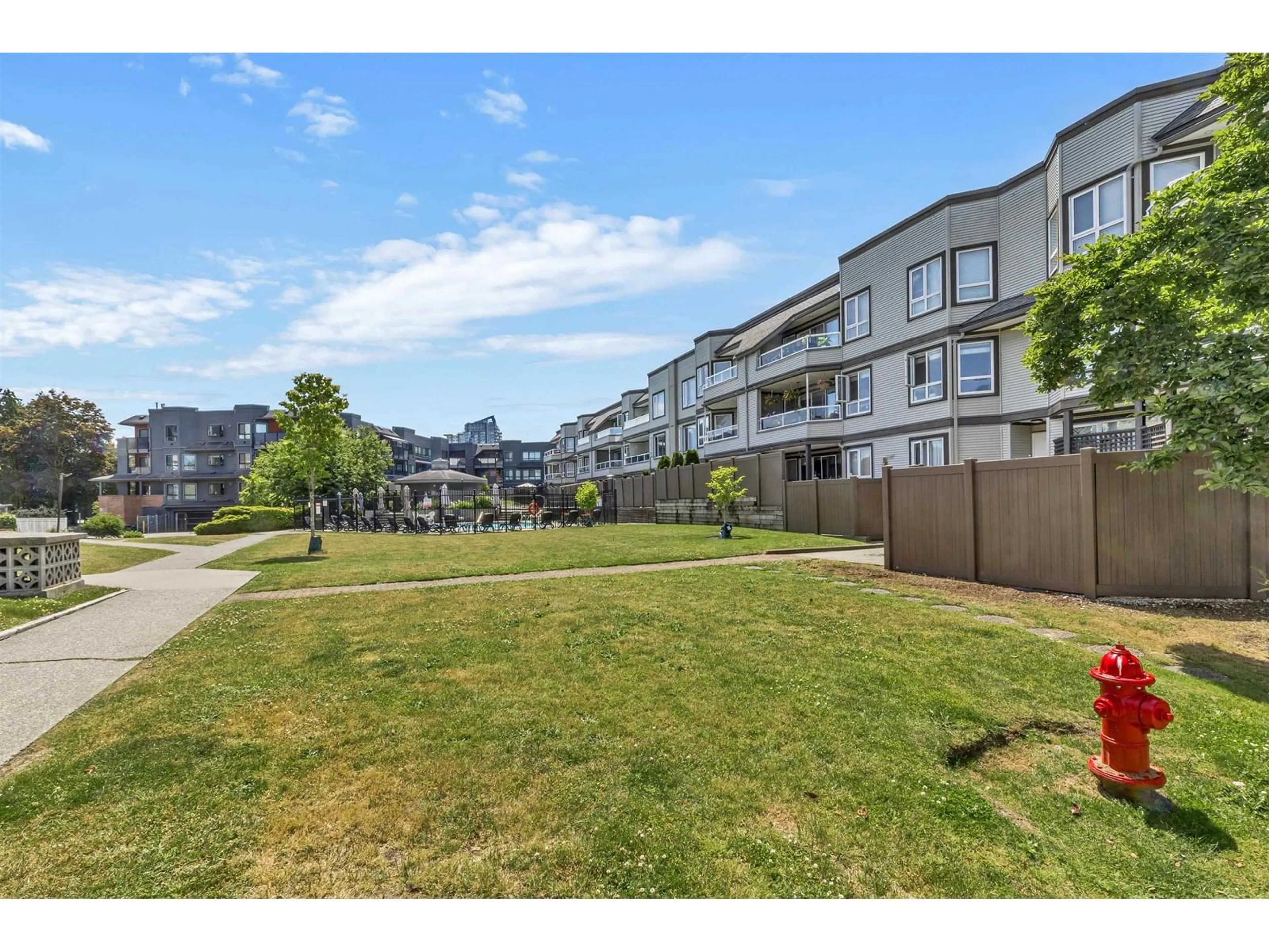 A pic from outside/outdoor area/front of a property/back of a property/a pic from drone, unknown for 205 - 1840 SOUTHMERE EAST, Surrey British Columbia V4A9C5