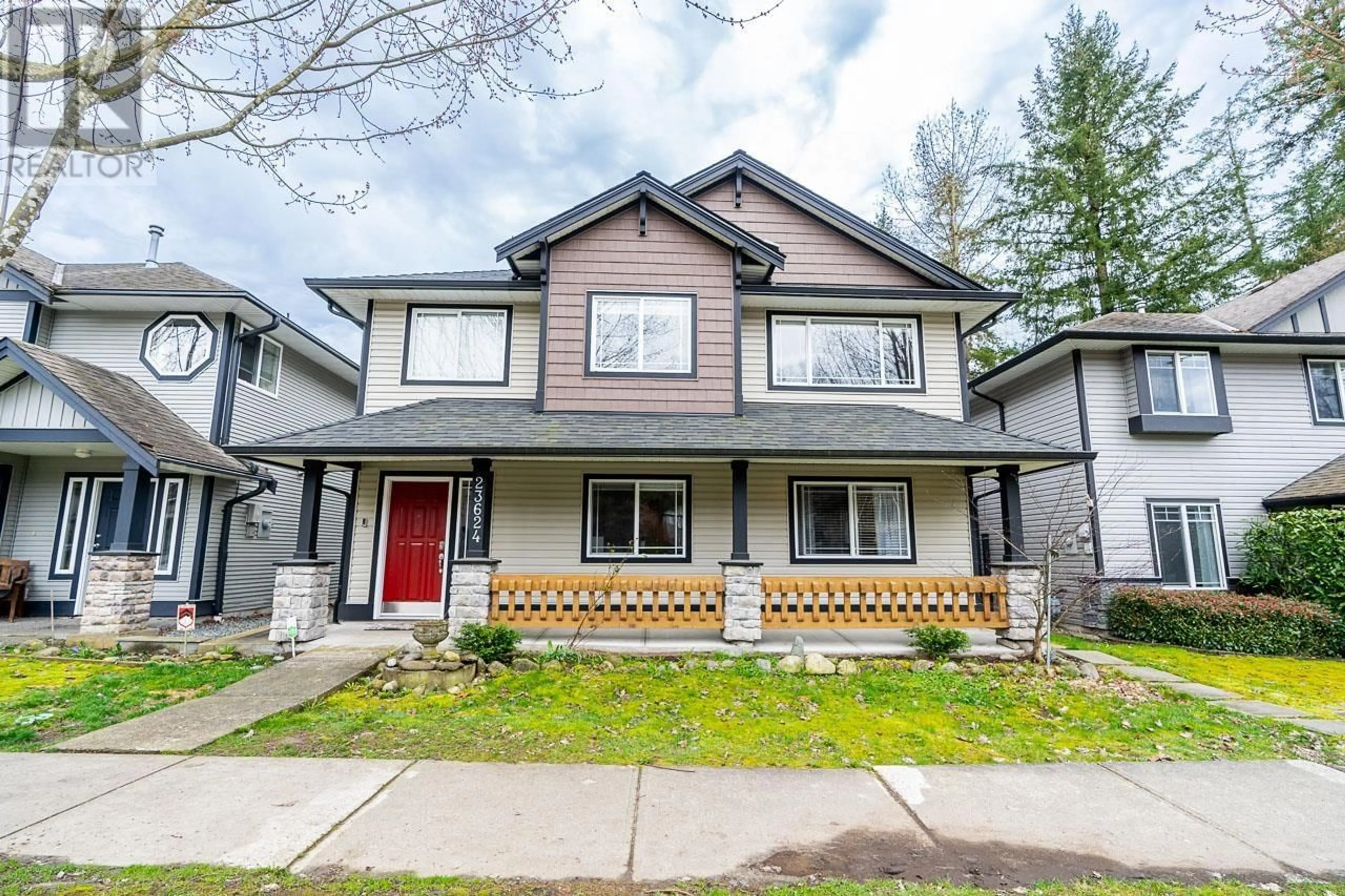 Home with vinyl exterior material, street for 23624 KANAKA WAY, Maple Ridge British Columbia V2W2A1