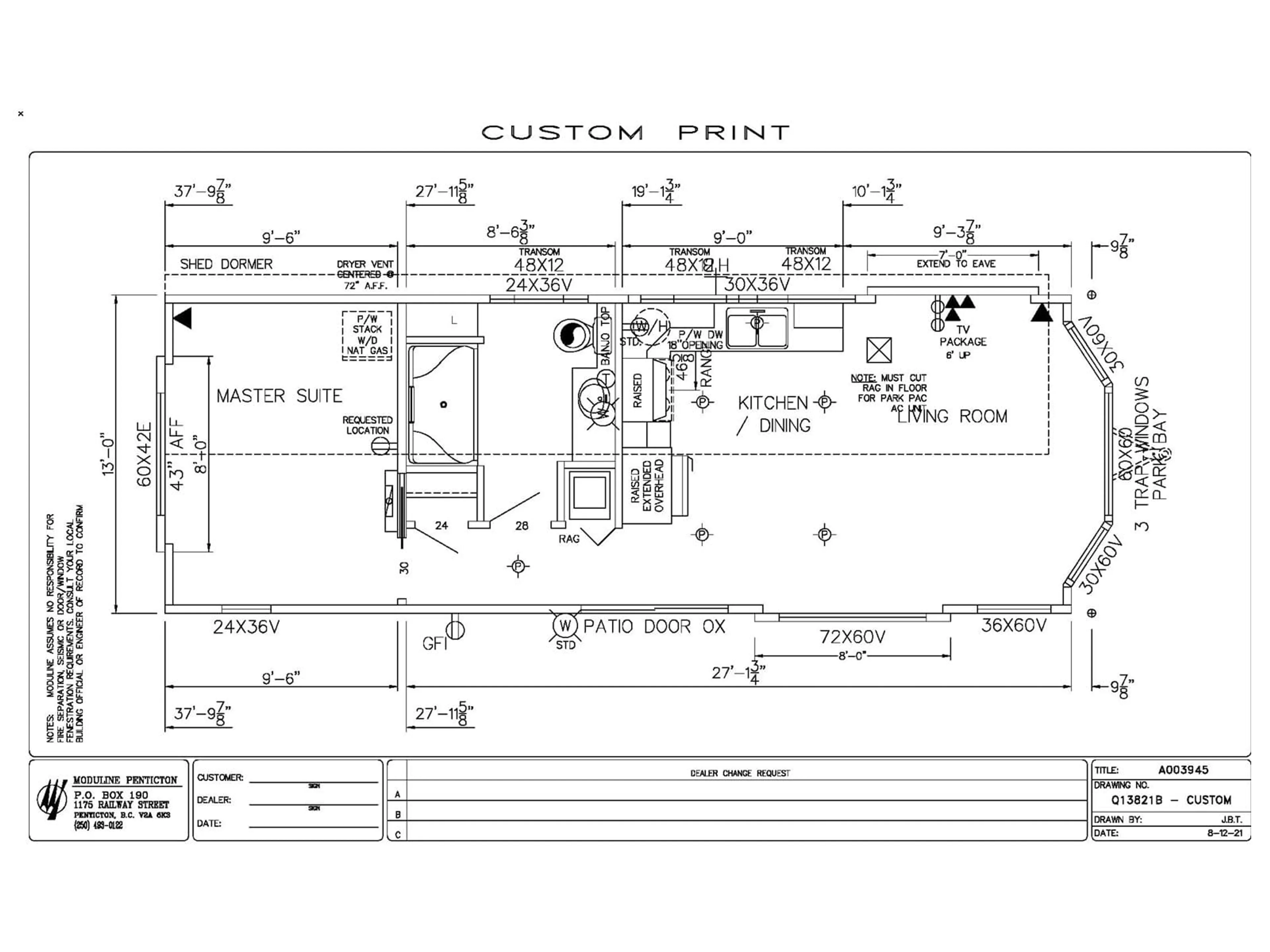 Floor plan for 1 - 28605 TRANS CANADA HIGHWAY, Hope British Columbia V0X1L3