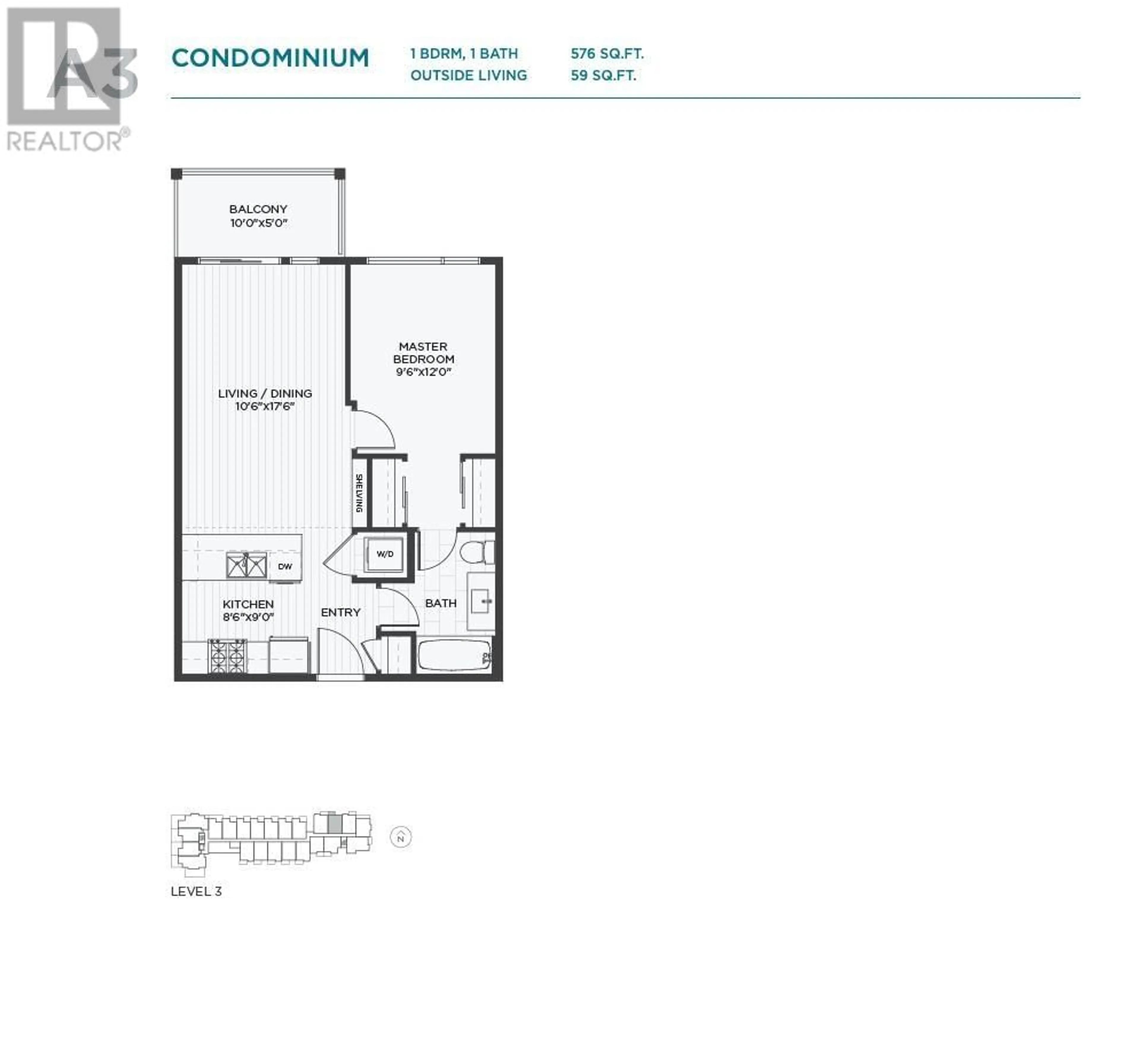 Floor plan for 312 - 13040 NO. 2 ROAD, Richmond British Columbia V7E0C4