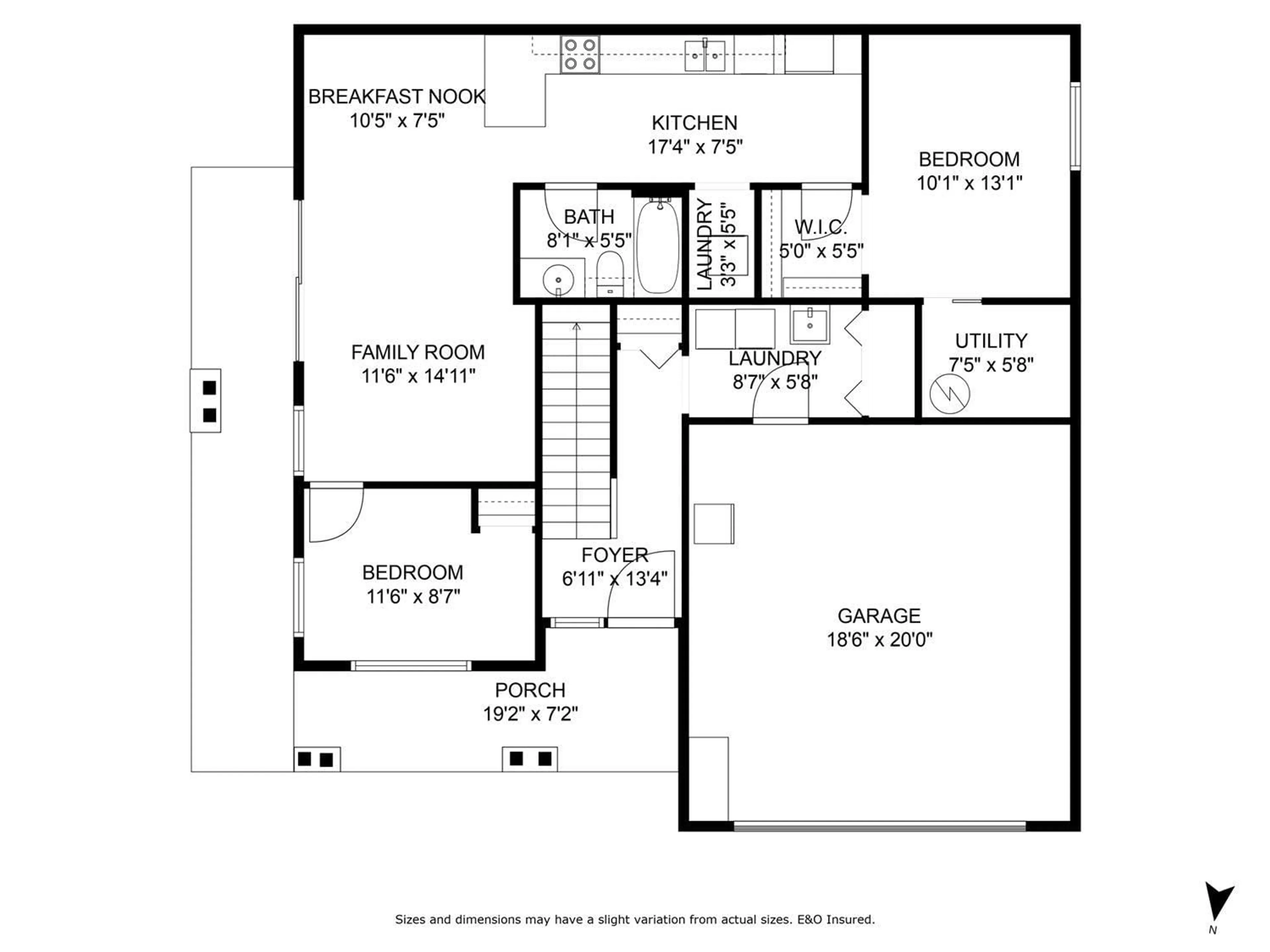 Floor plan for A - 46298 THIRD AVENUE, Chilliwack British Columbia V2P1R8