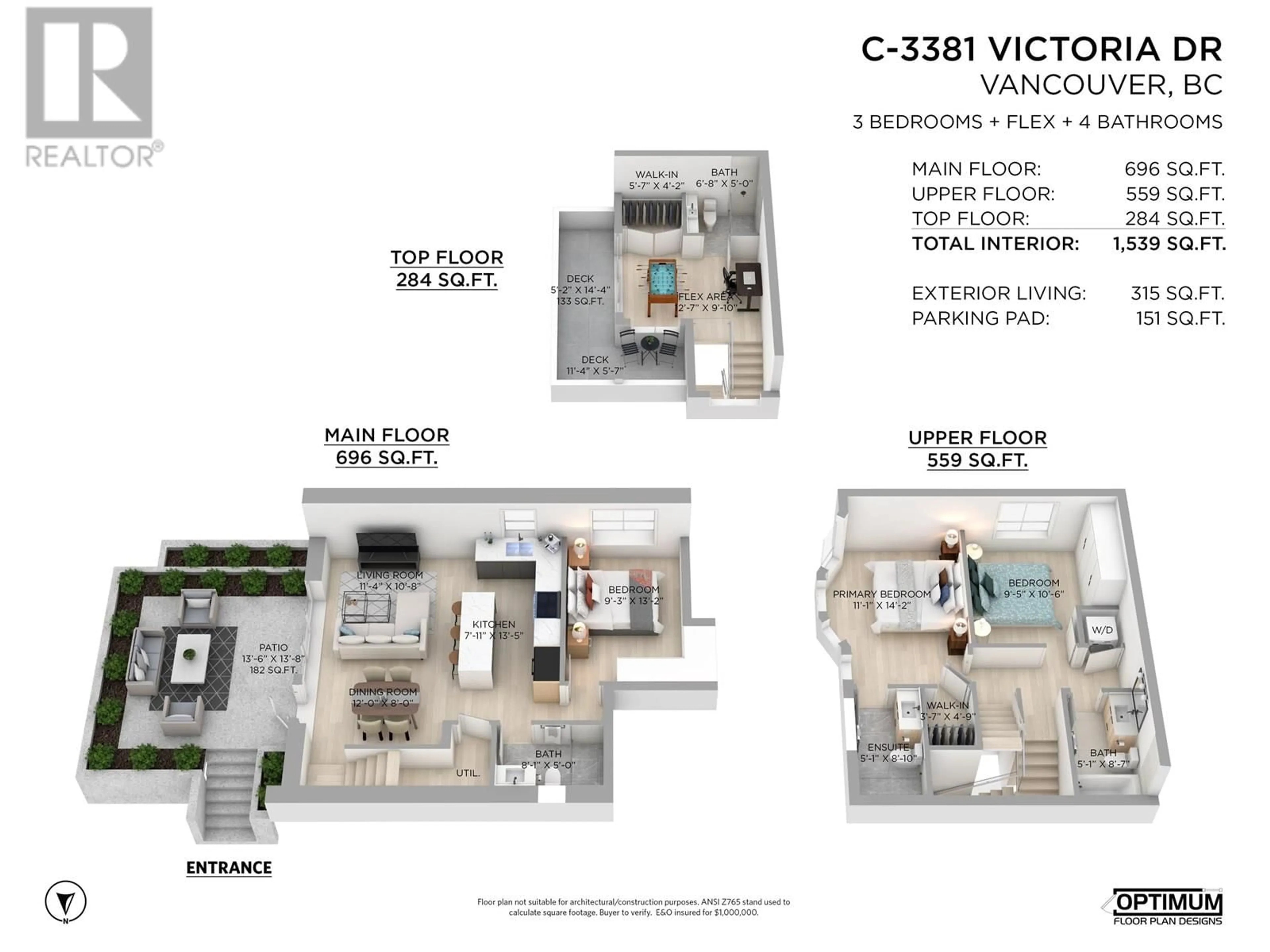 Floor plan for 3383 VICTORIA DRIVE, Vancouver British Columbia V5N4M3