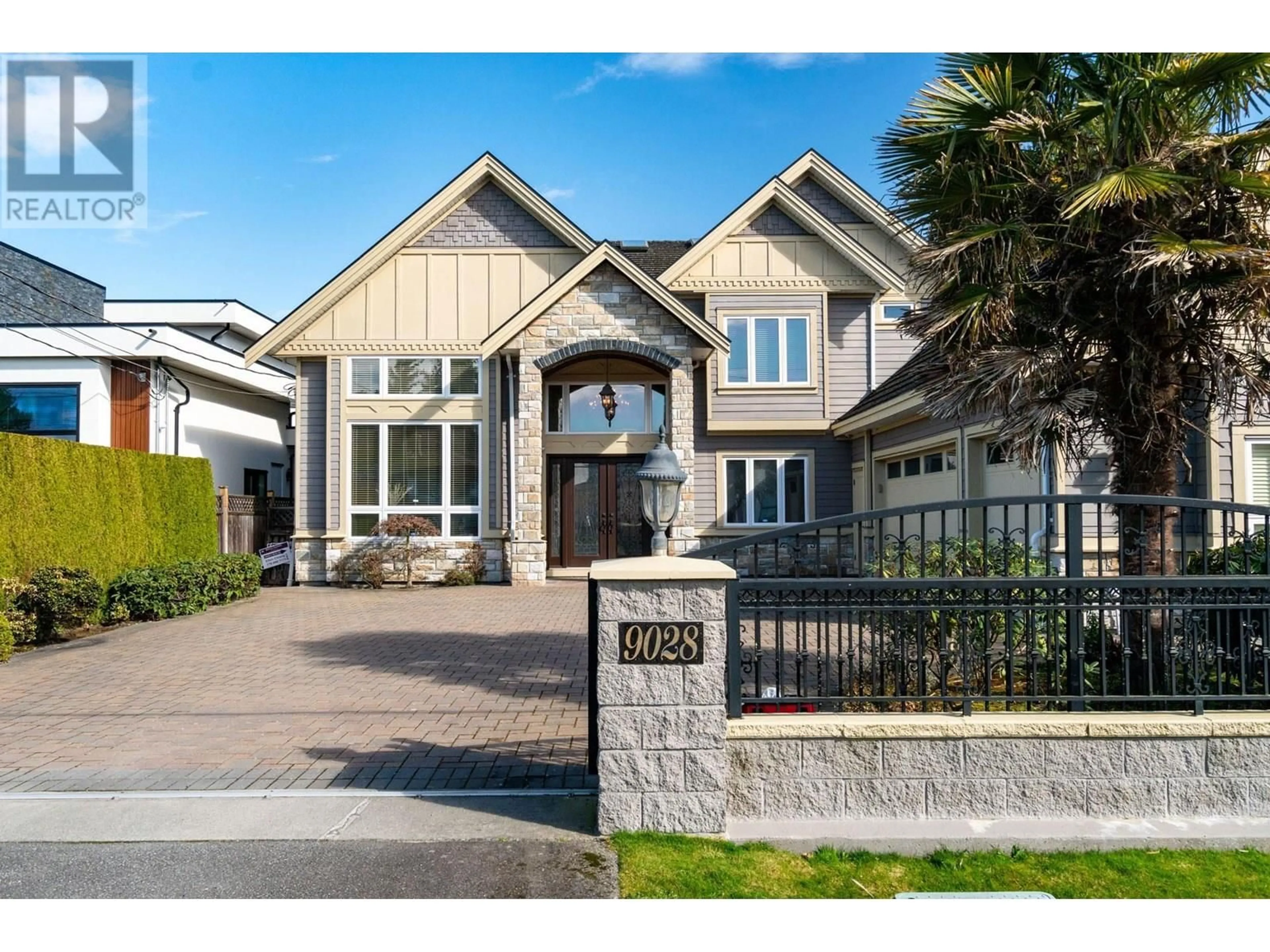 Home with brick exterior material, street for 9028 PINEWELL CRESCENT, Richmond British Columbia V7A2C6