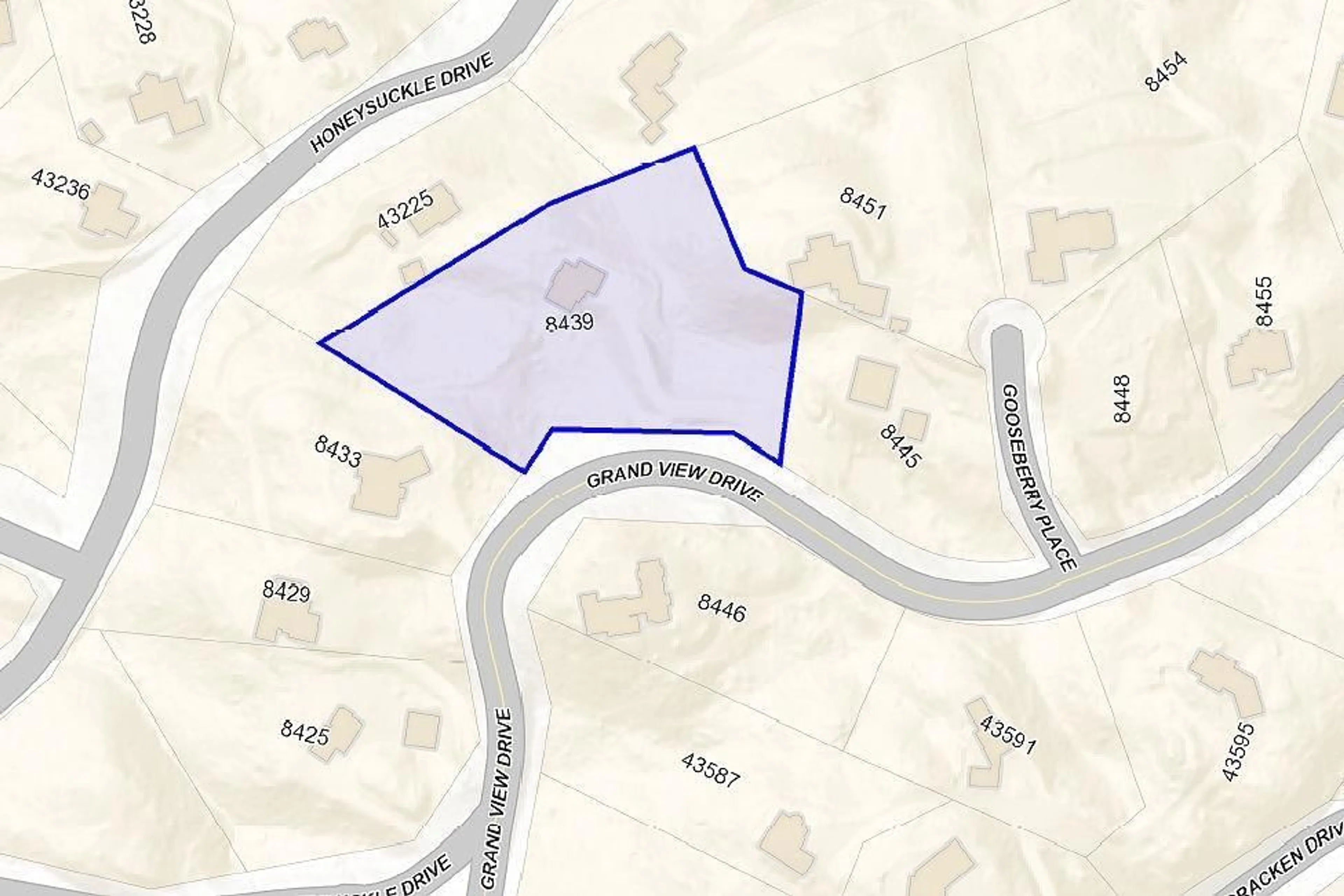 Picture of a map for 8439 GRAND VIEW DRIVE, Chilliwack British Columbia V2R4A2