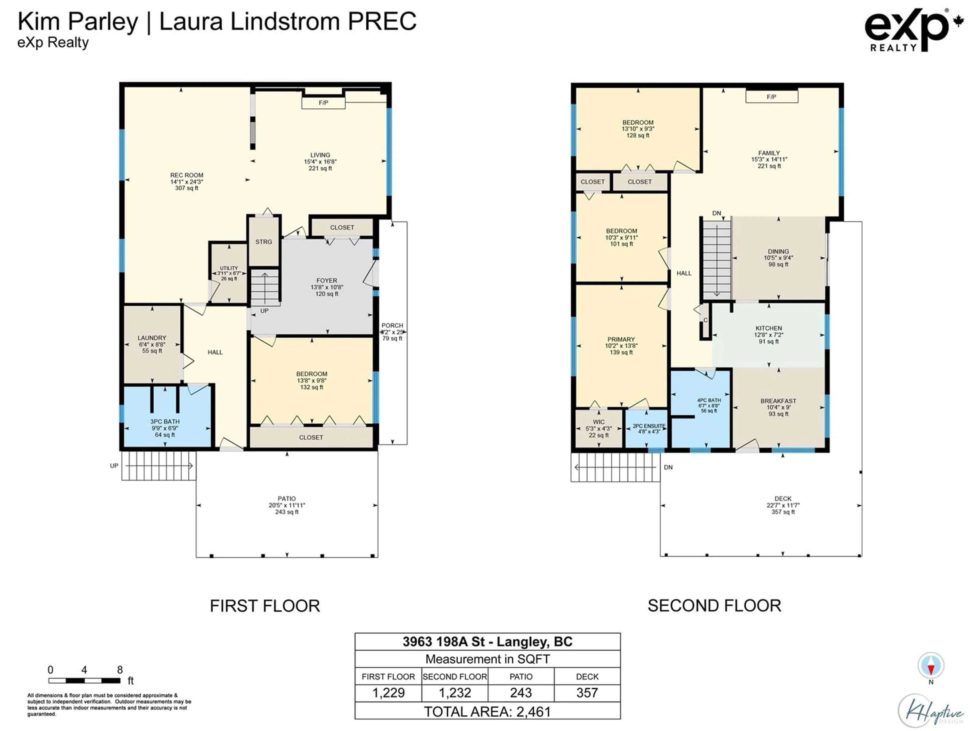 Floor plan for 3963 198A, Langley British Columbia V3A5W5